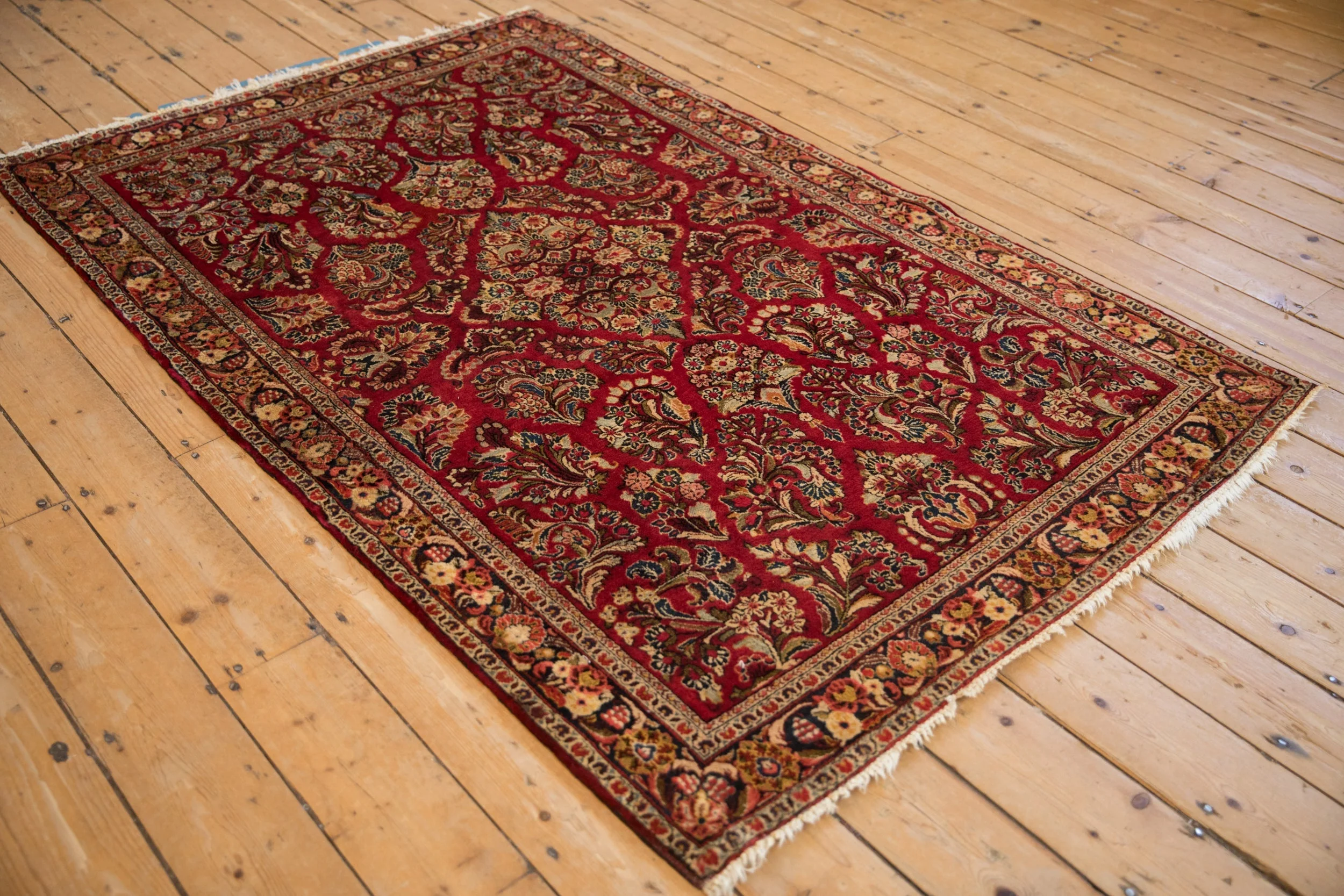 4x6.5 Vintage German Sarouk Rug - Image 4