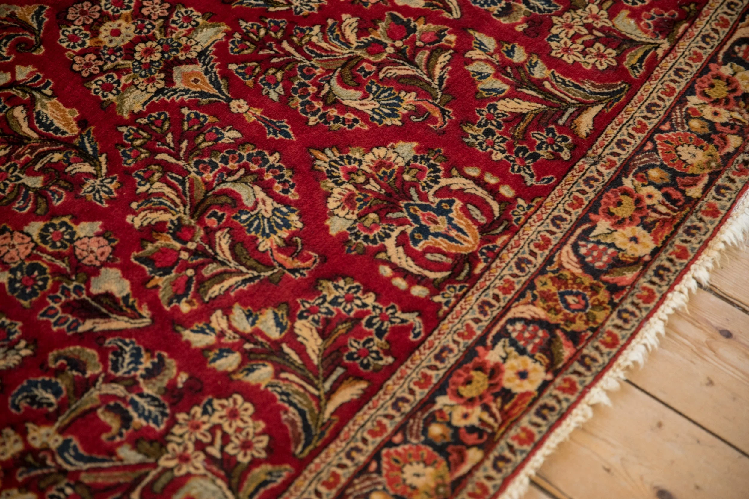 4x6.5 Vintage German Sarouk Rug - Image 5