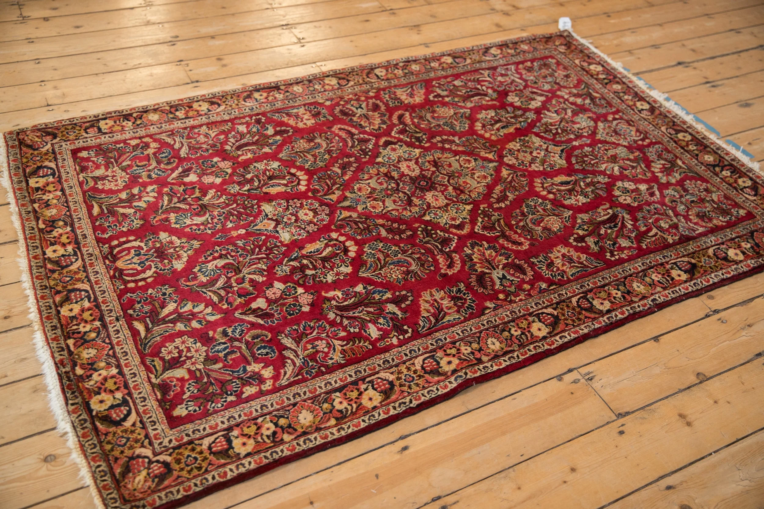4x6.5 Vintage German Sarouk Rug - Image 6