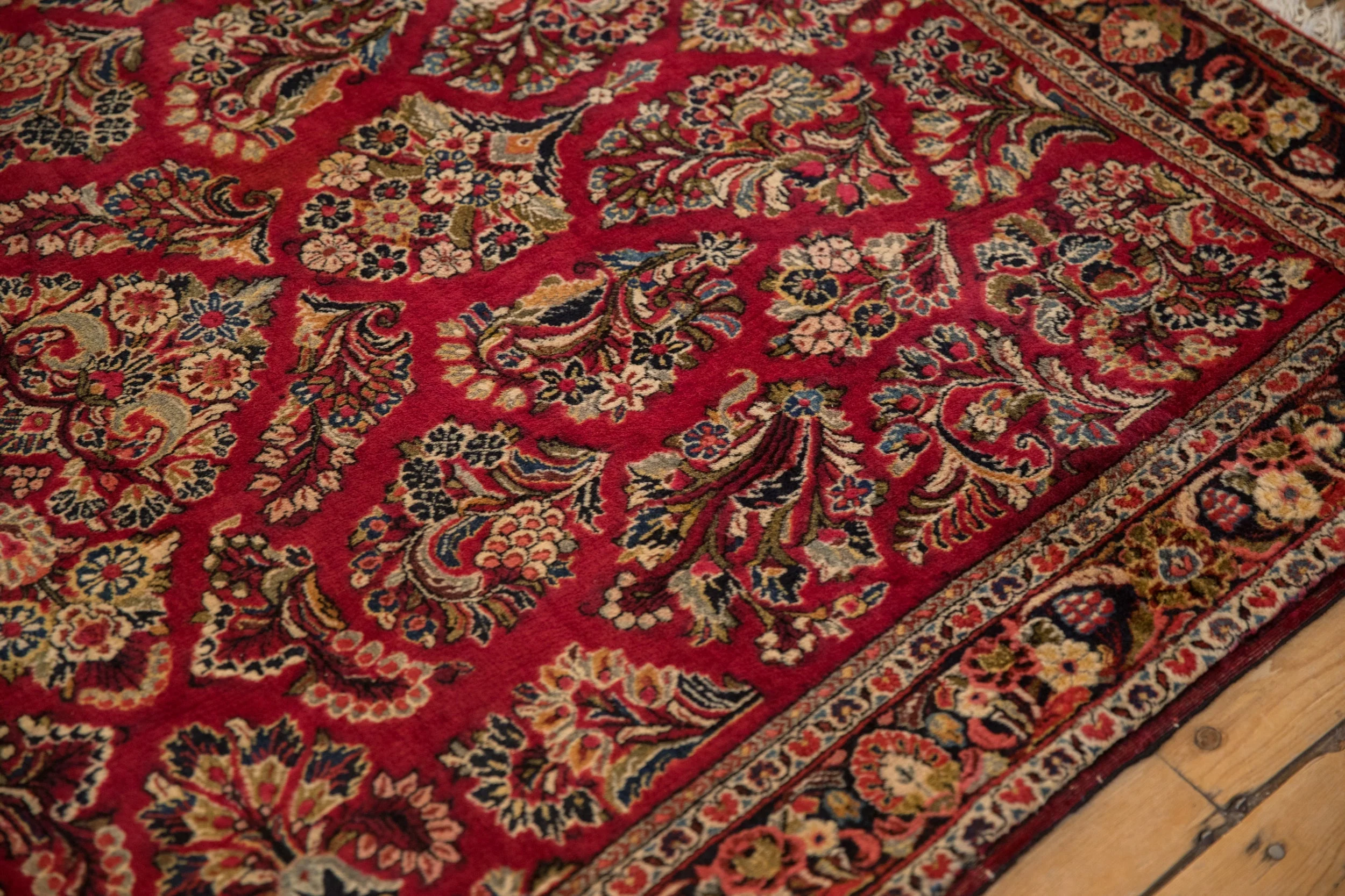4x6.5 Vintage German Sarouk Rug - Image 7