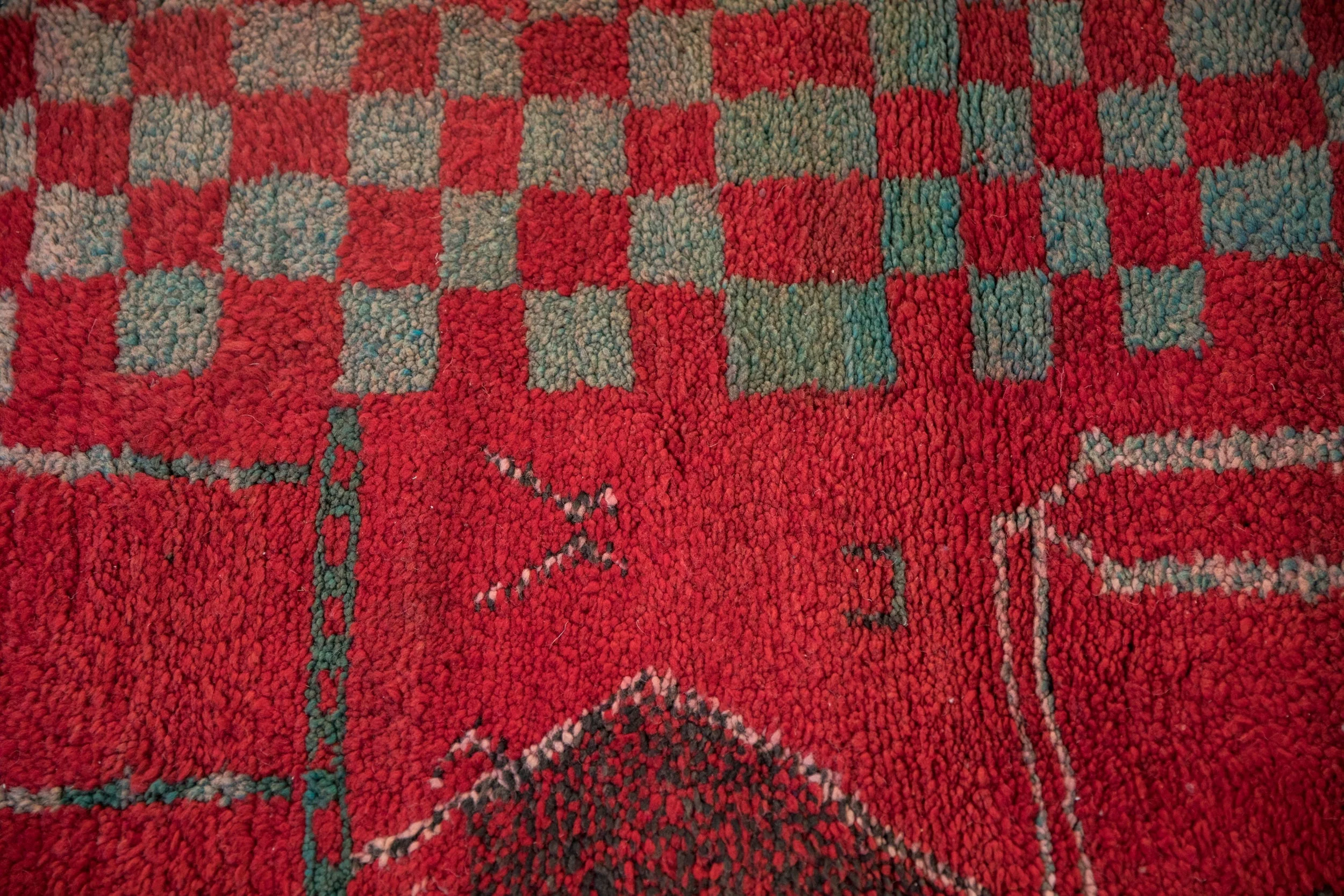 4x6.5 Vintage Moroccan Rug - Image 3