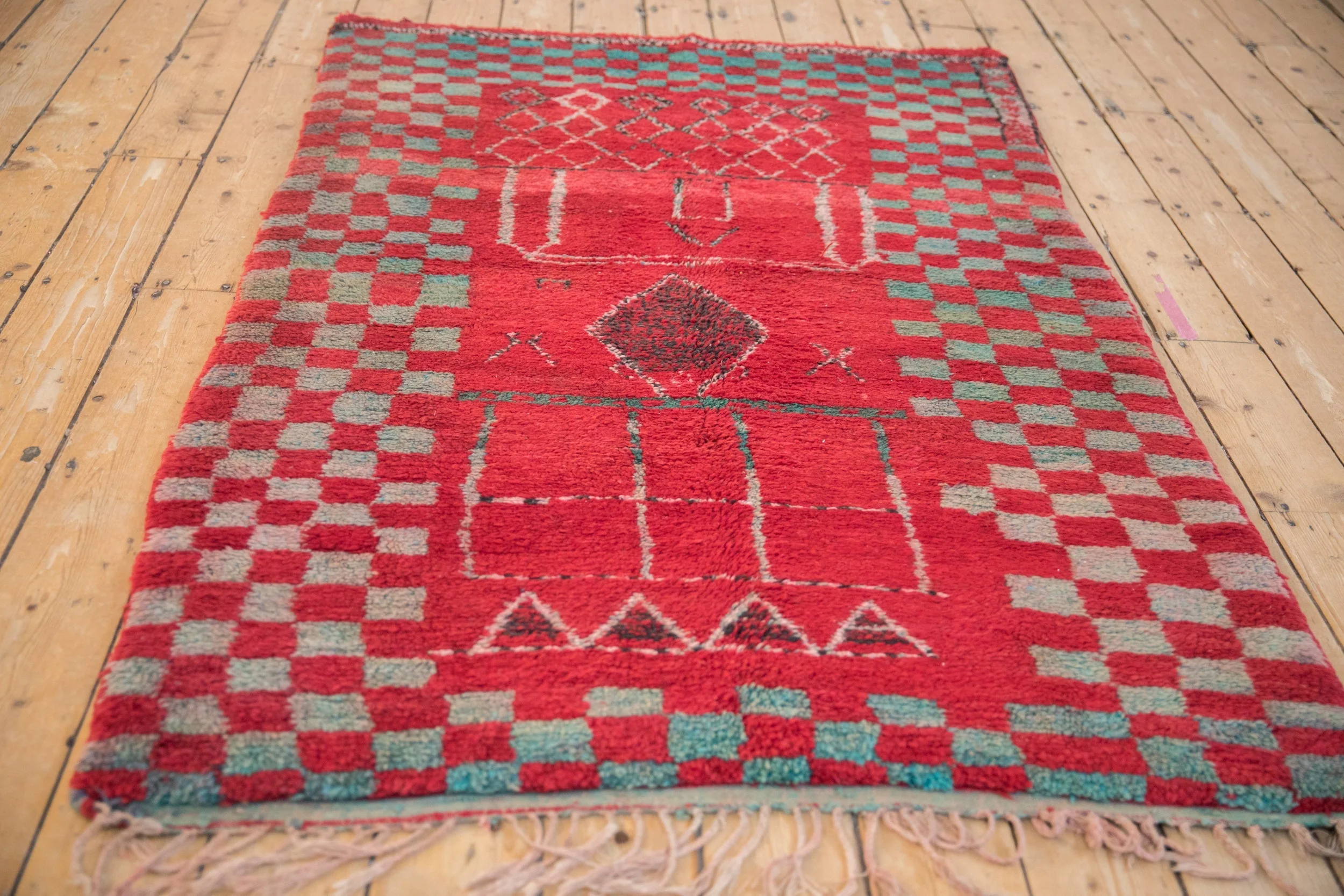 4x6.5 Vintage Moroccan Rug - Image 6