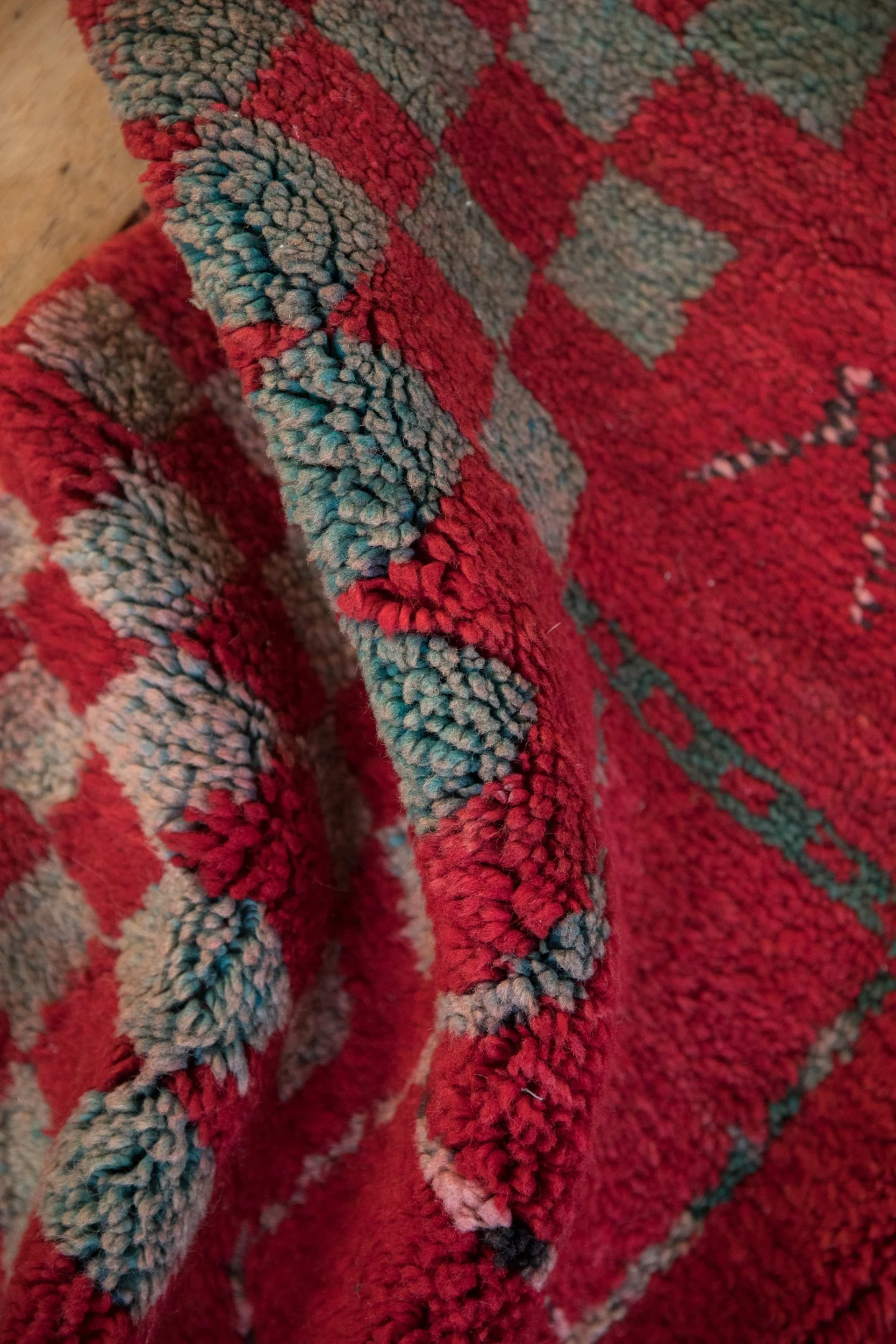 4x6.5 Vintage Moroccan Rug - Image 8