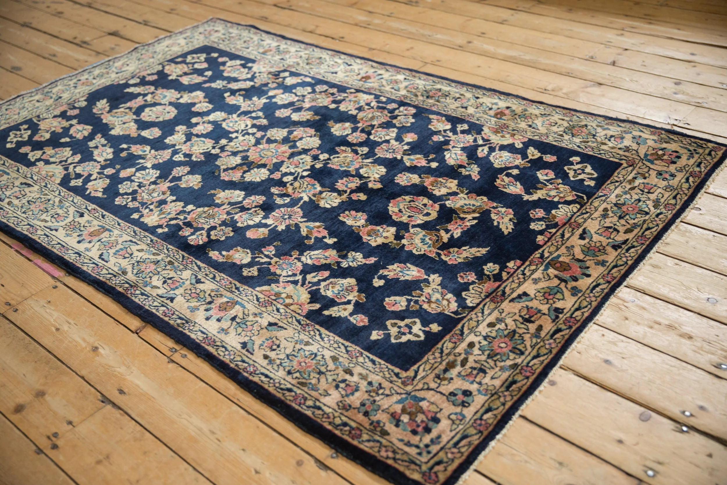 4x6.5 Vintage Sarouk Rug - Image 4