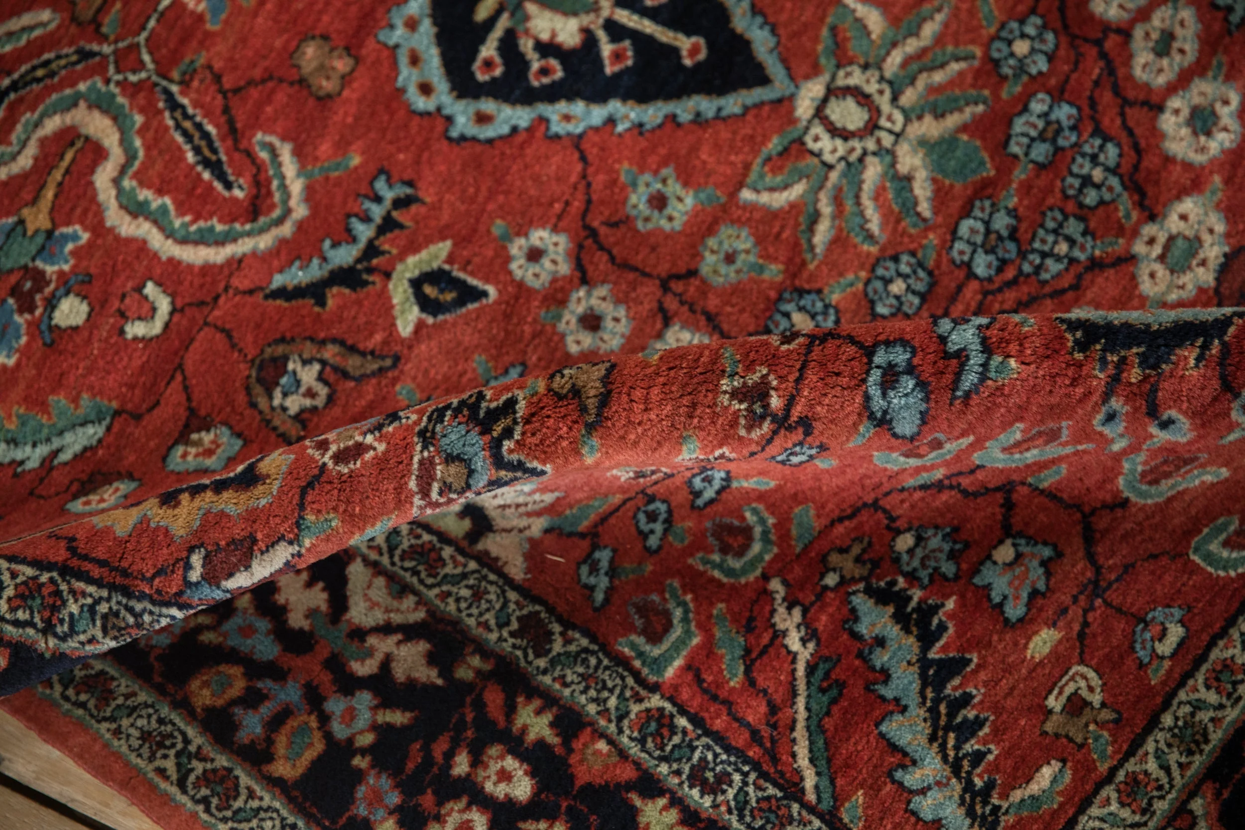 4x6.5 Vintage Sarouk Rug - Image 10