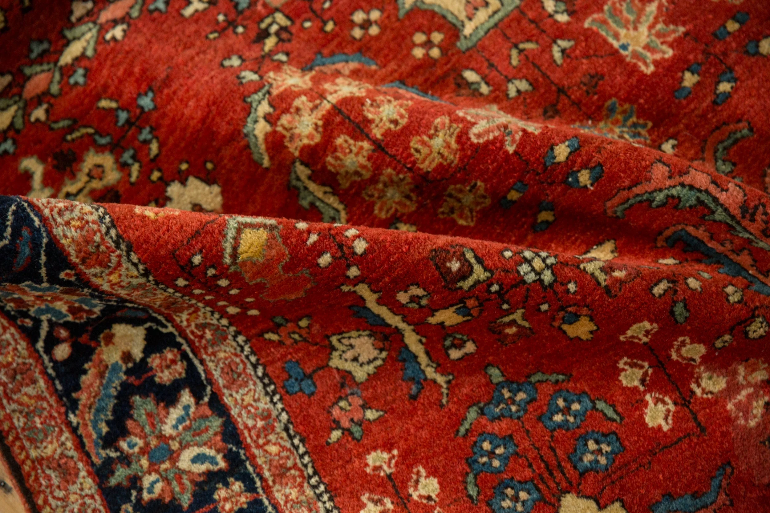 4x6.5 Vintage Sarouk Rug - Image 11