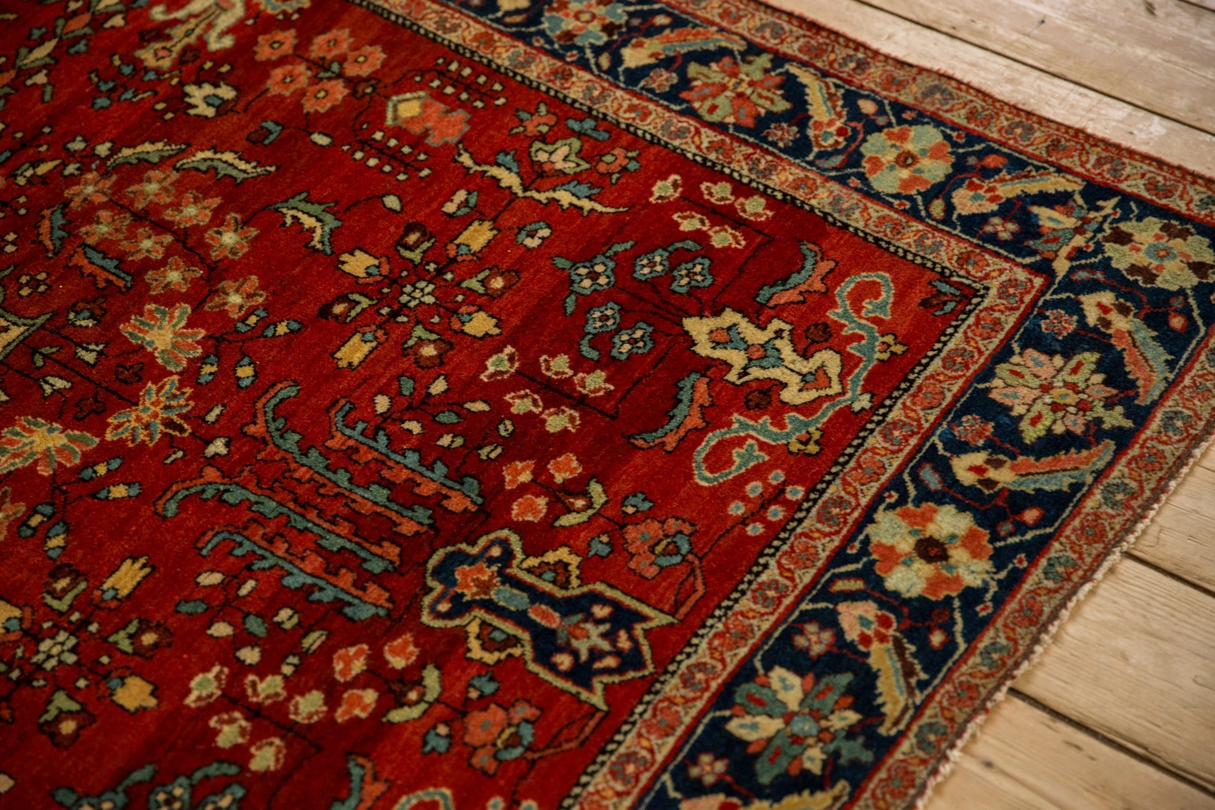 4x6.5 Vintage Sarouk Rug - Image 5