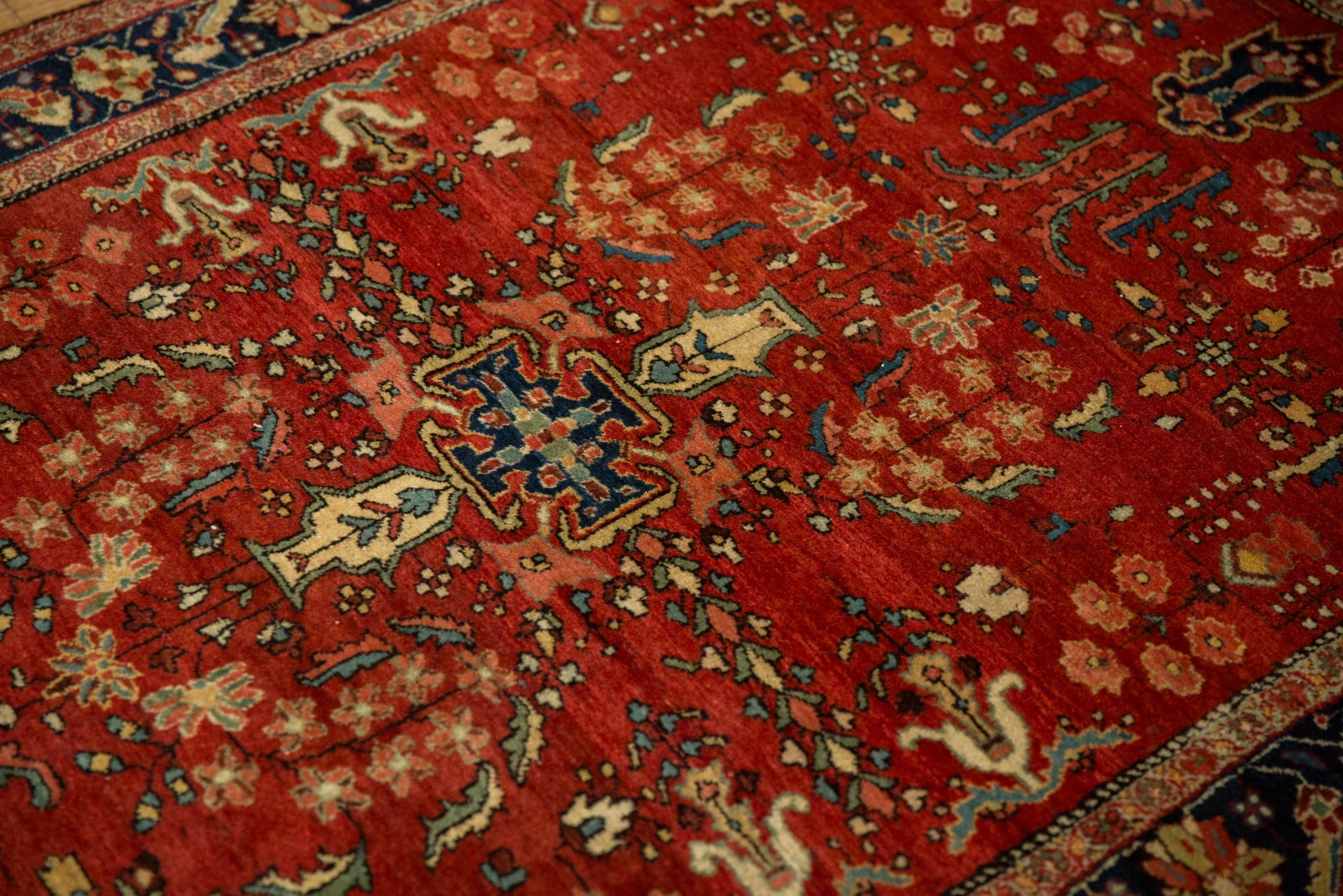4x6.5 Vintage Sarouk Rug - Image 7
