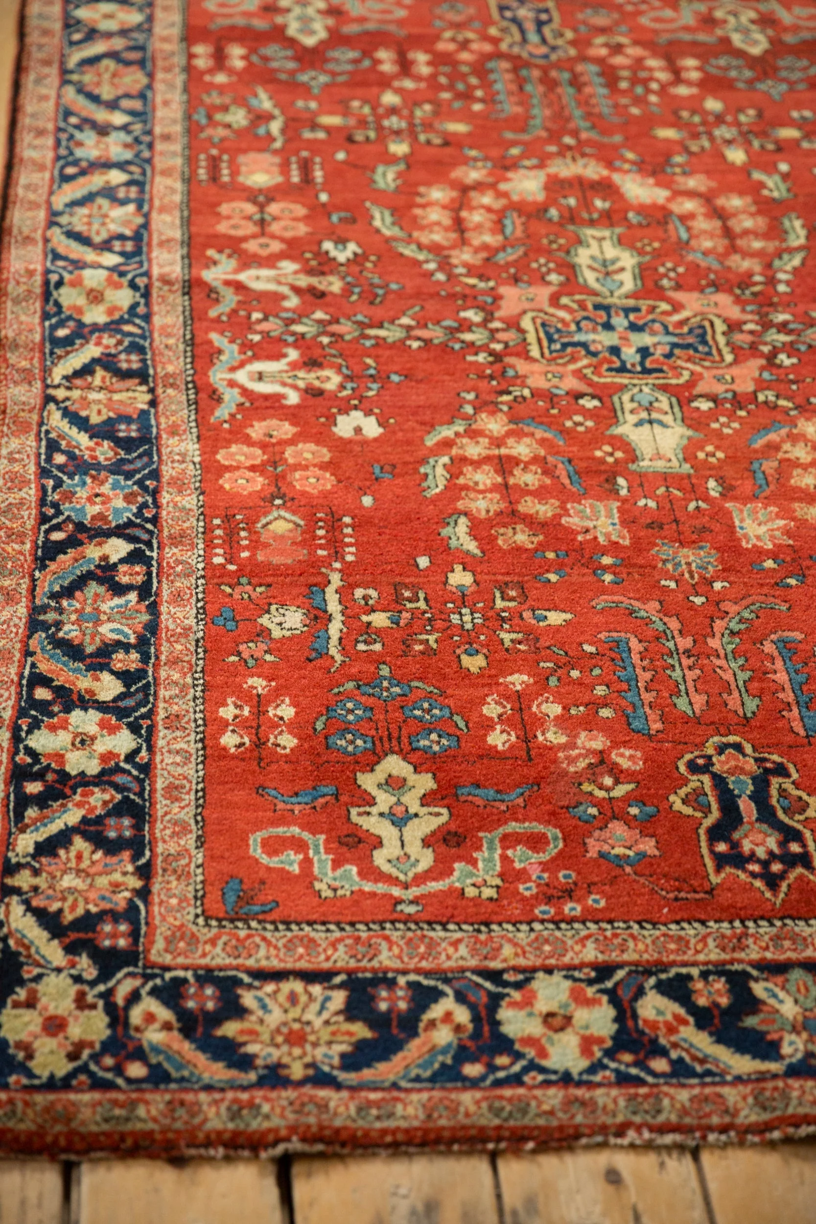 4x6.5 Vintage Sarouk Rug - Image 9