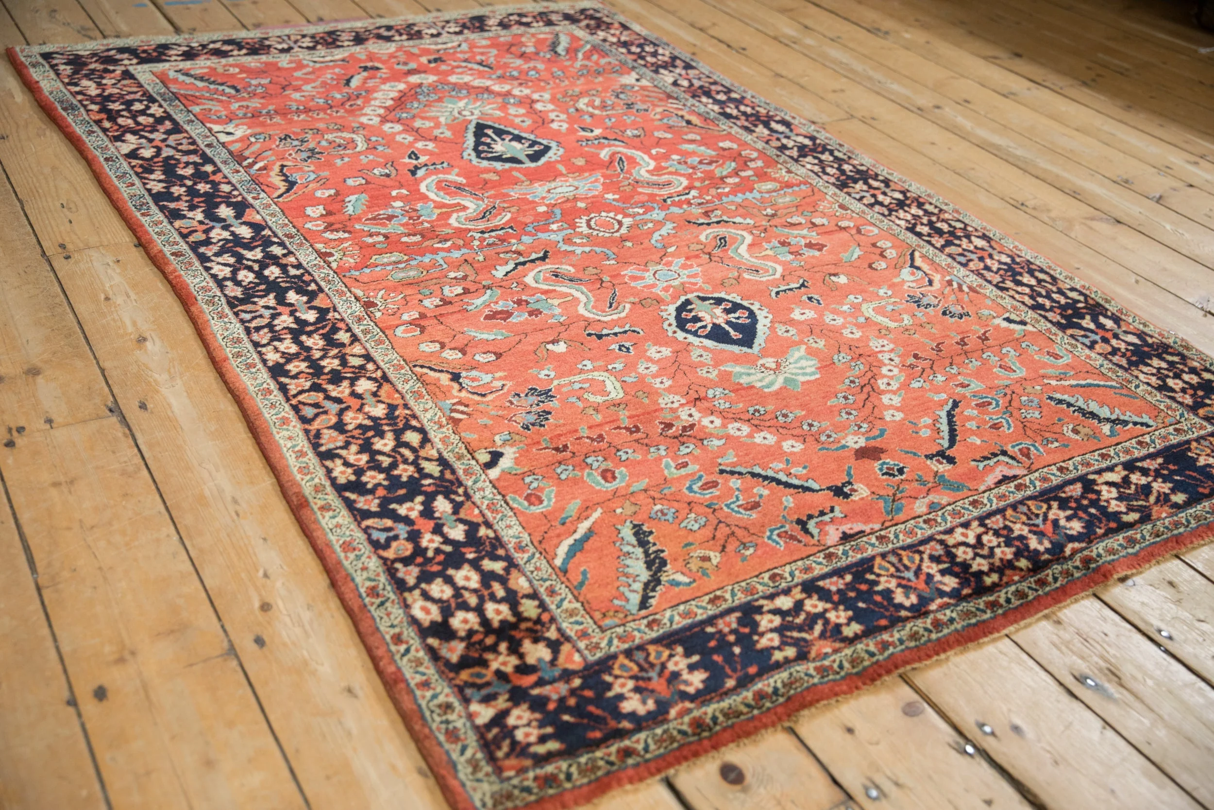 4x6.5 Vintage Sarouk Rug - Image 5