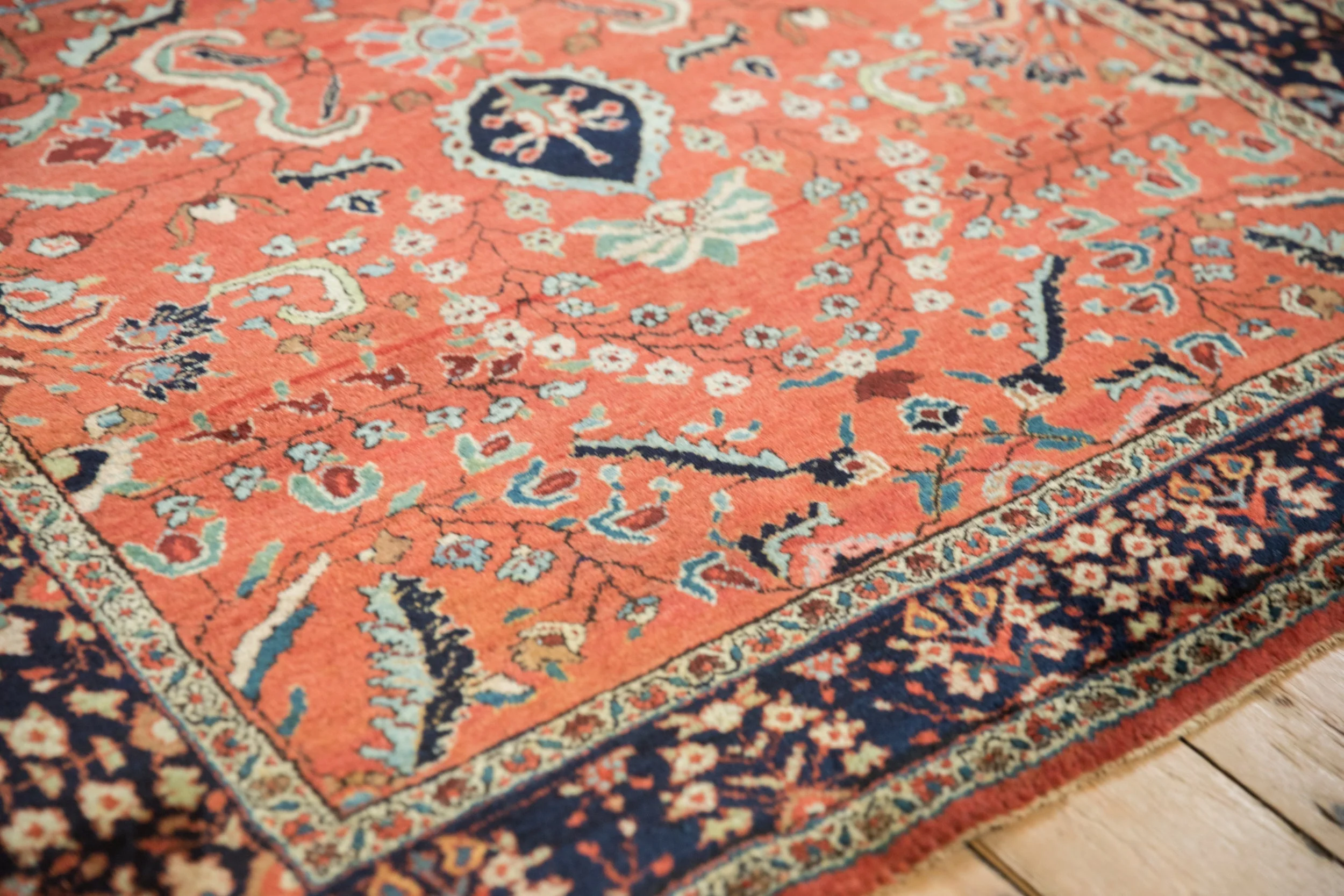 4x6.5 Vintage Sarouk Rug - Image 6