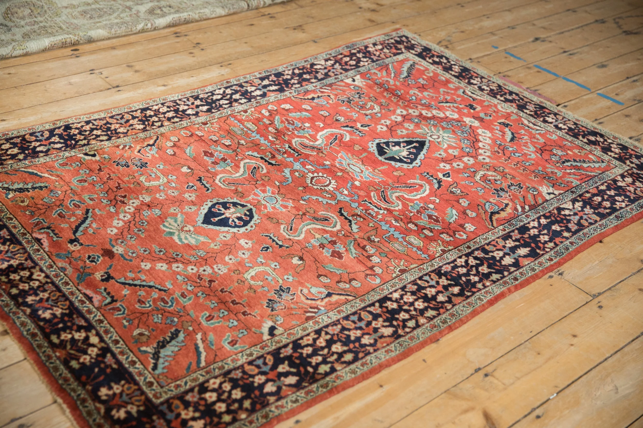 4x6.5 Vintage Sarouk Rug - Image 7