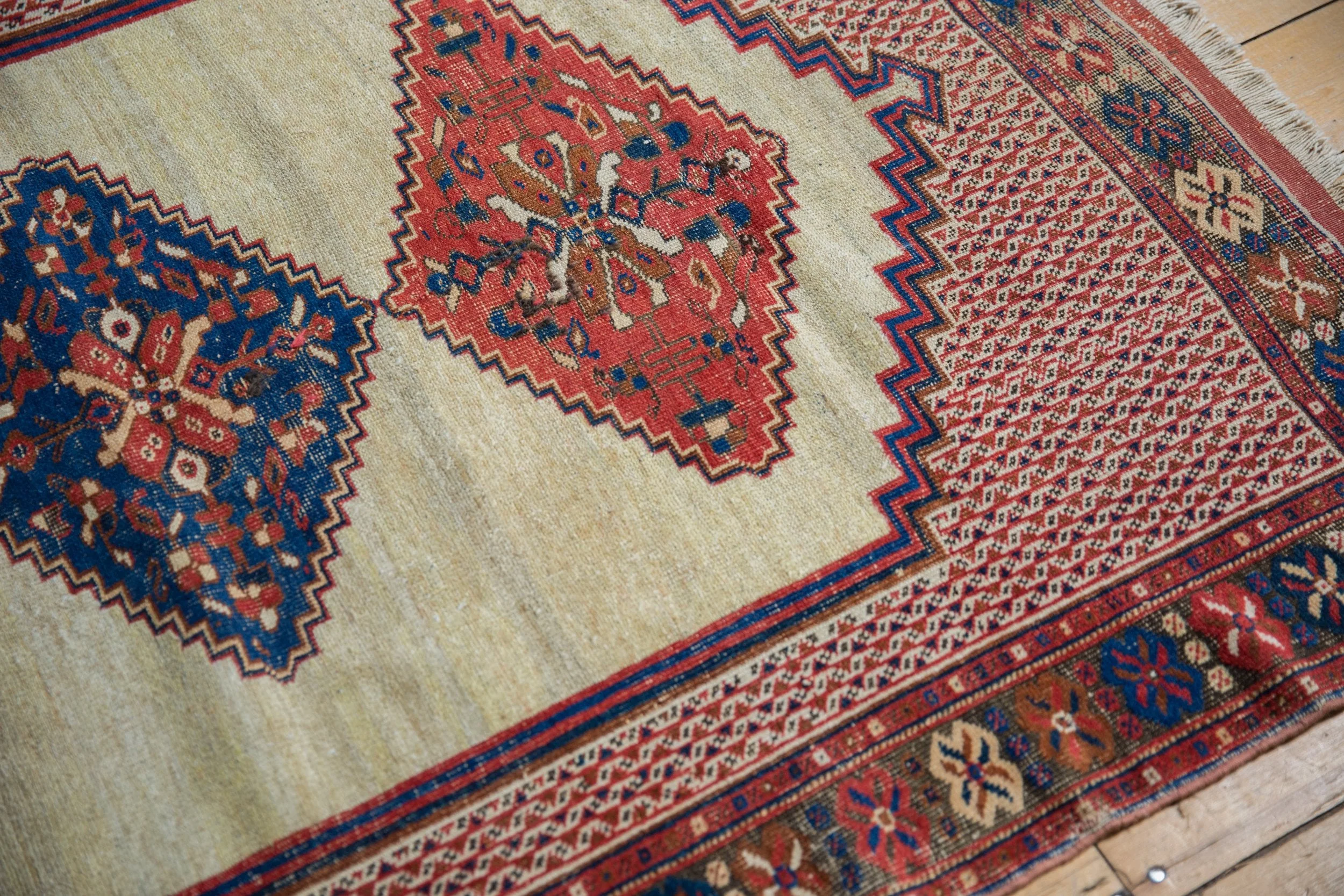 4x6 Antique Afshar Rug - Image 7