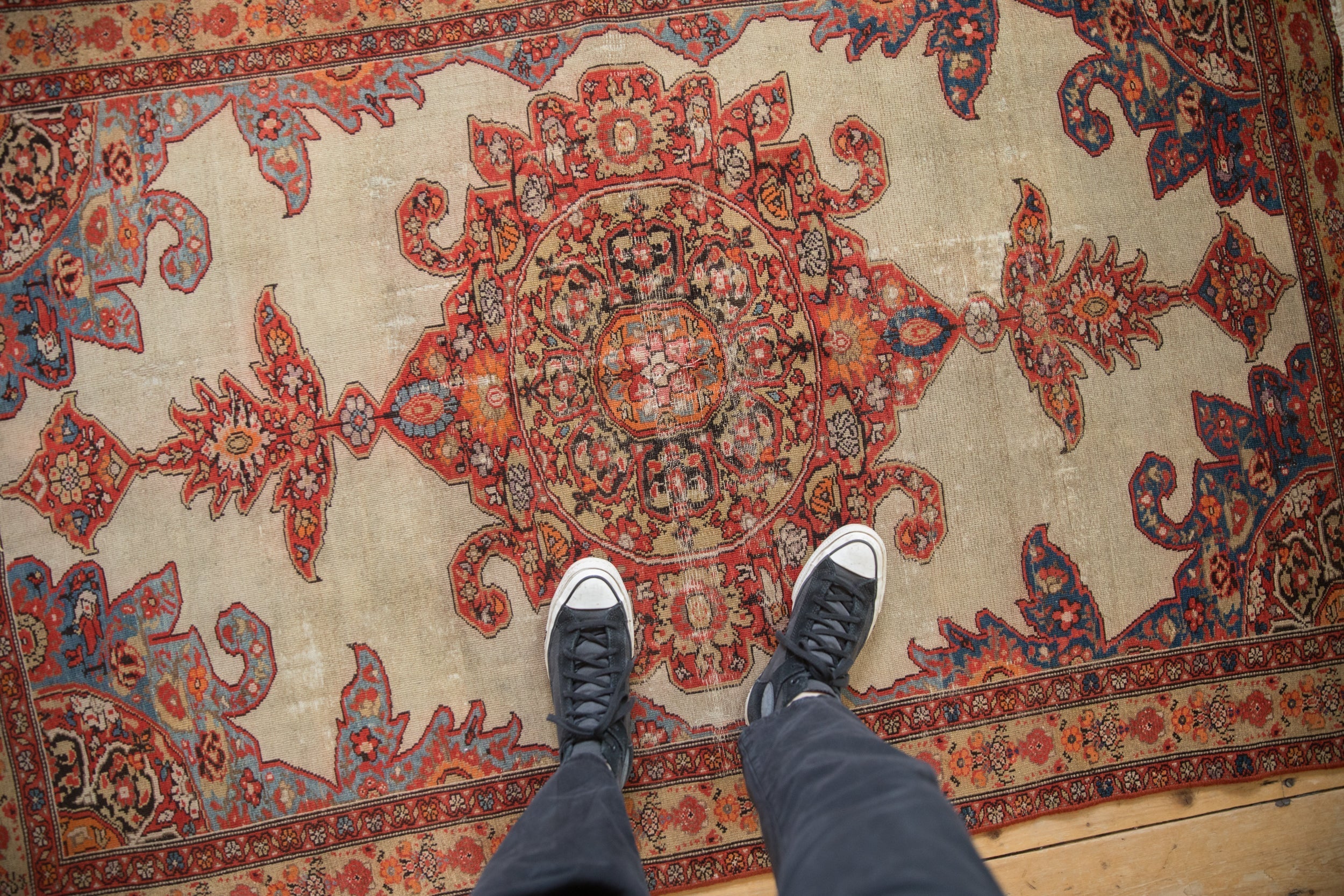 4x6 Antique Fine Malayer Rug - Image 2