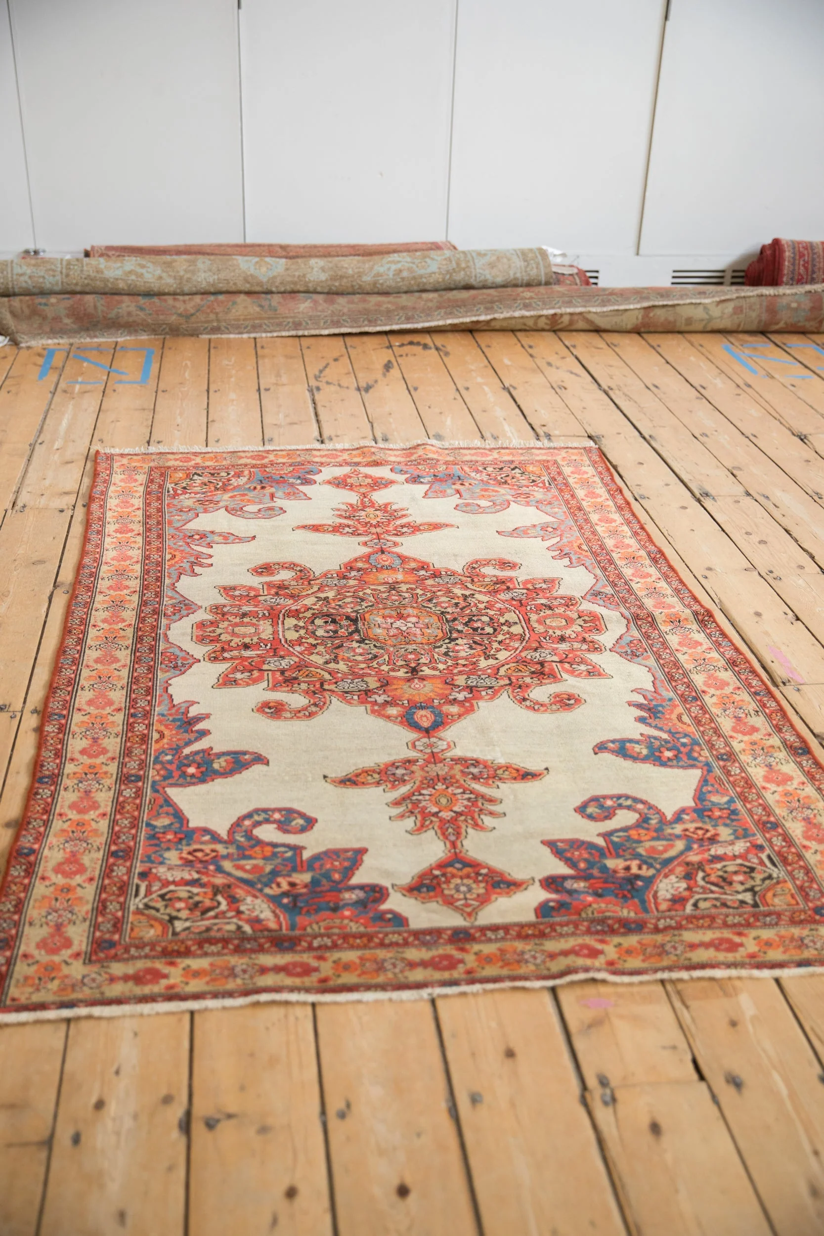 4x6 Antique Fine Malayer Rug - Image 6