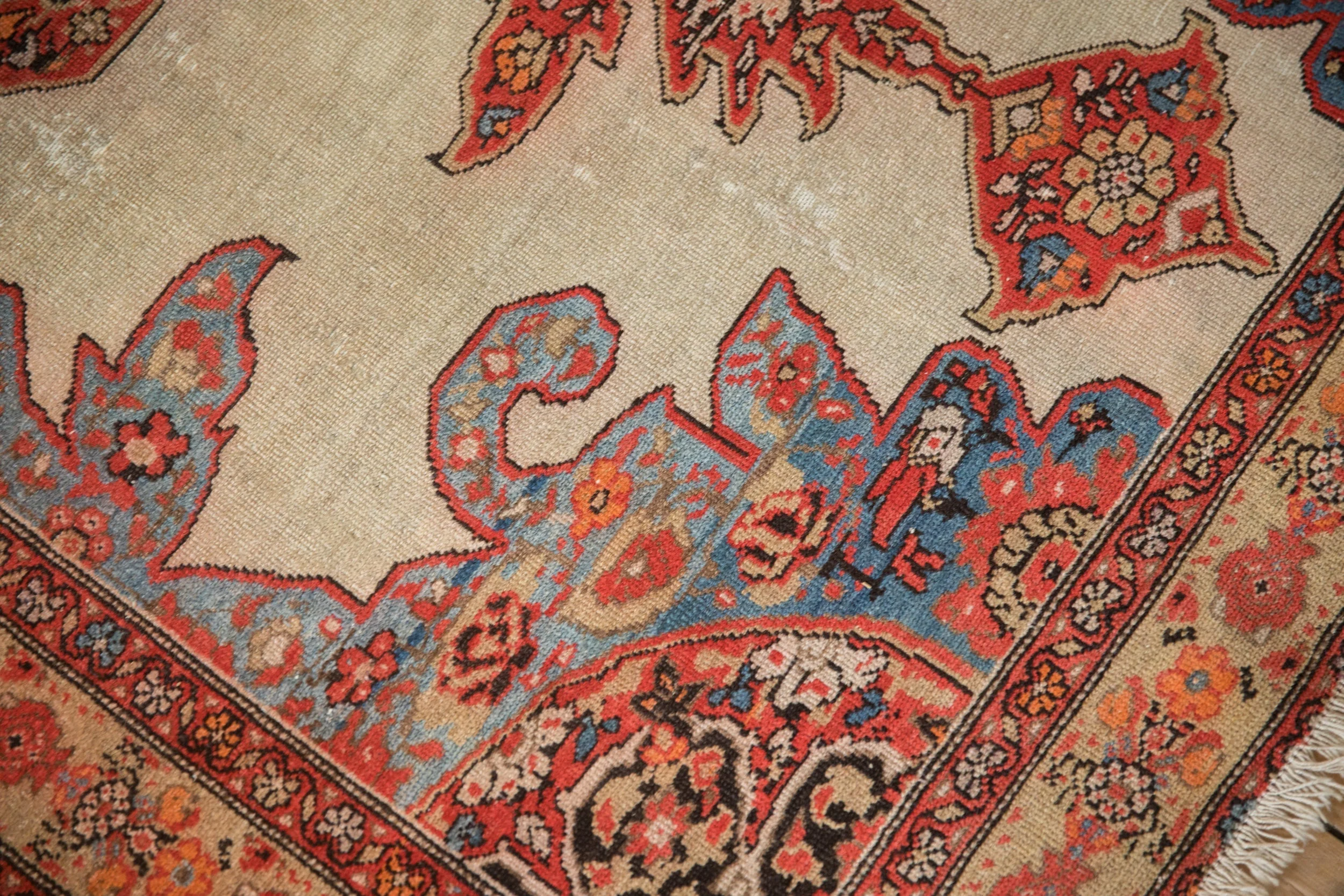 4x6 Antique Fine Malayer Rug - Image 8