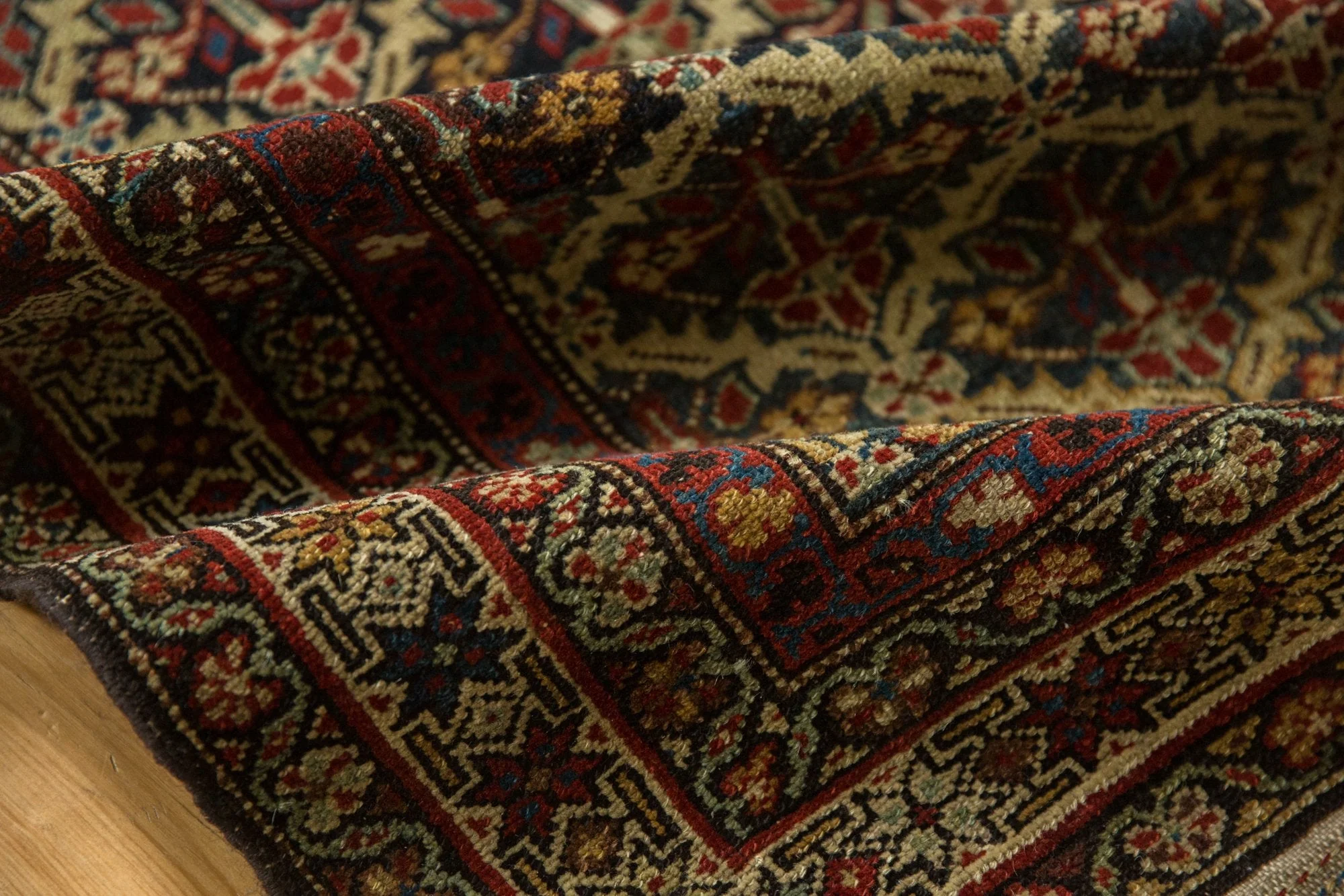 4x6 Antique Fine Malayer Rug - Image 10