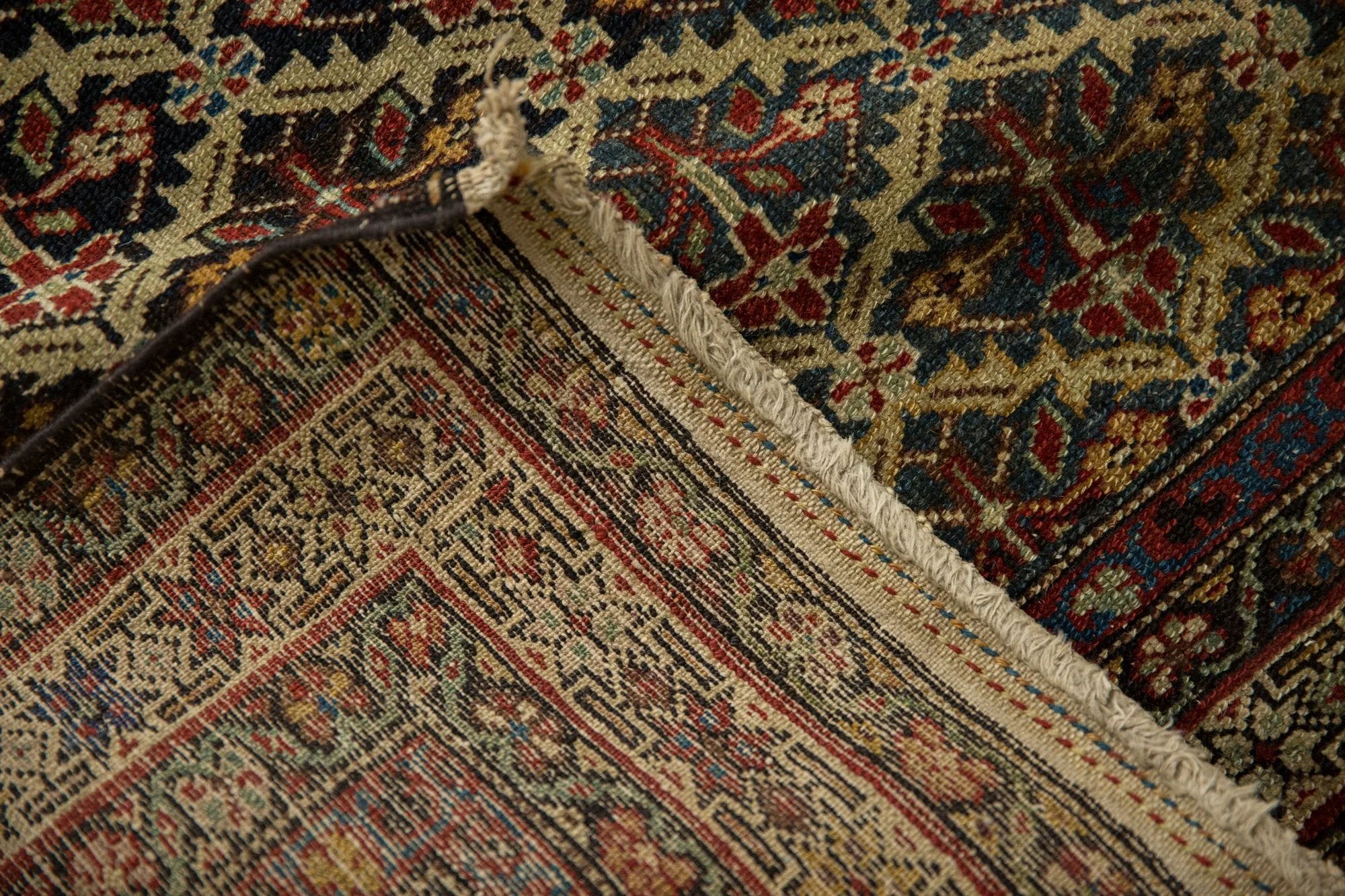 4x6 Antique Fine Malayer Rug - Image 12