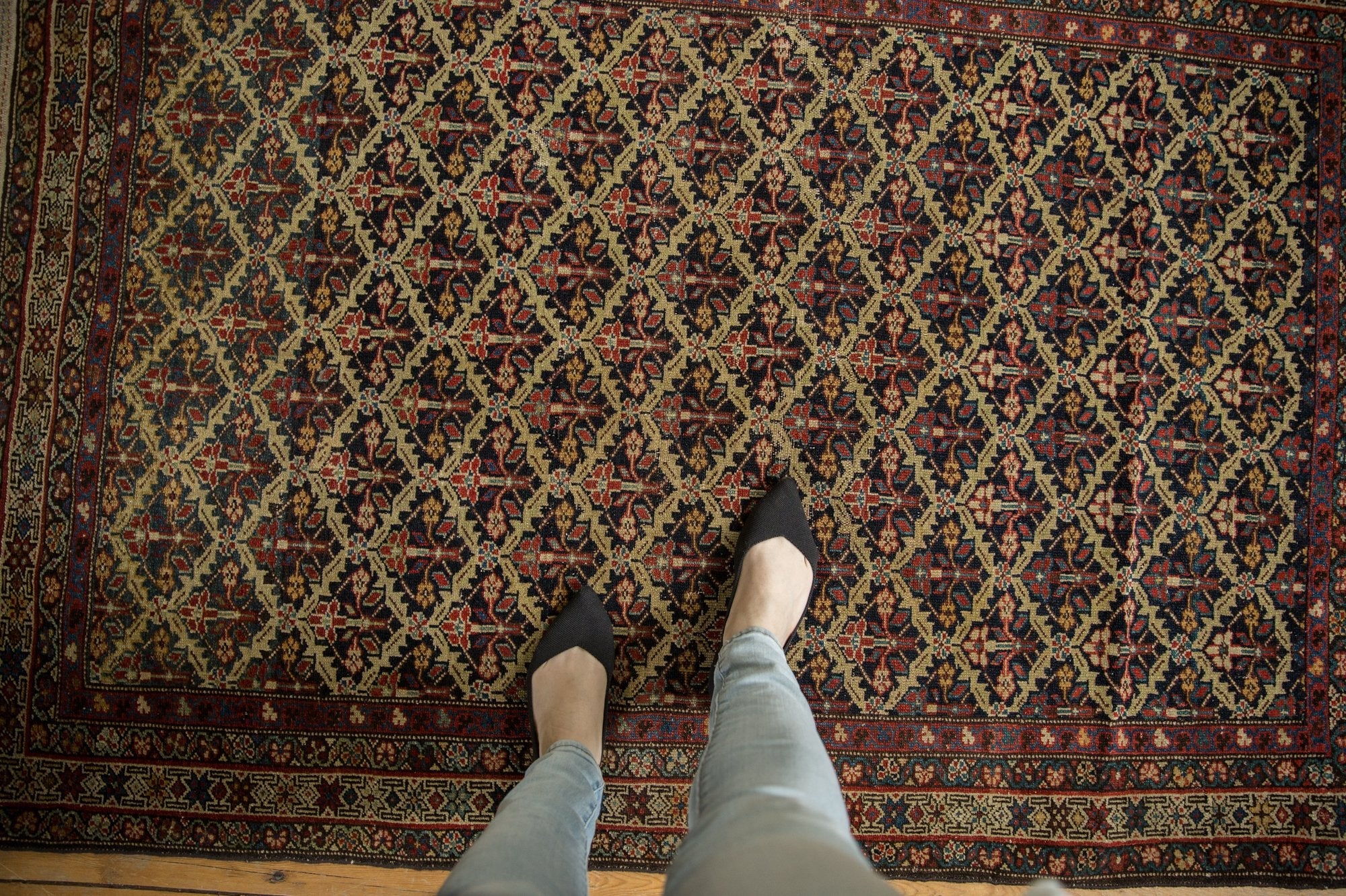 4x6 Antique Fine Malayer Rug - Image 2
