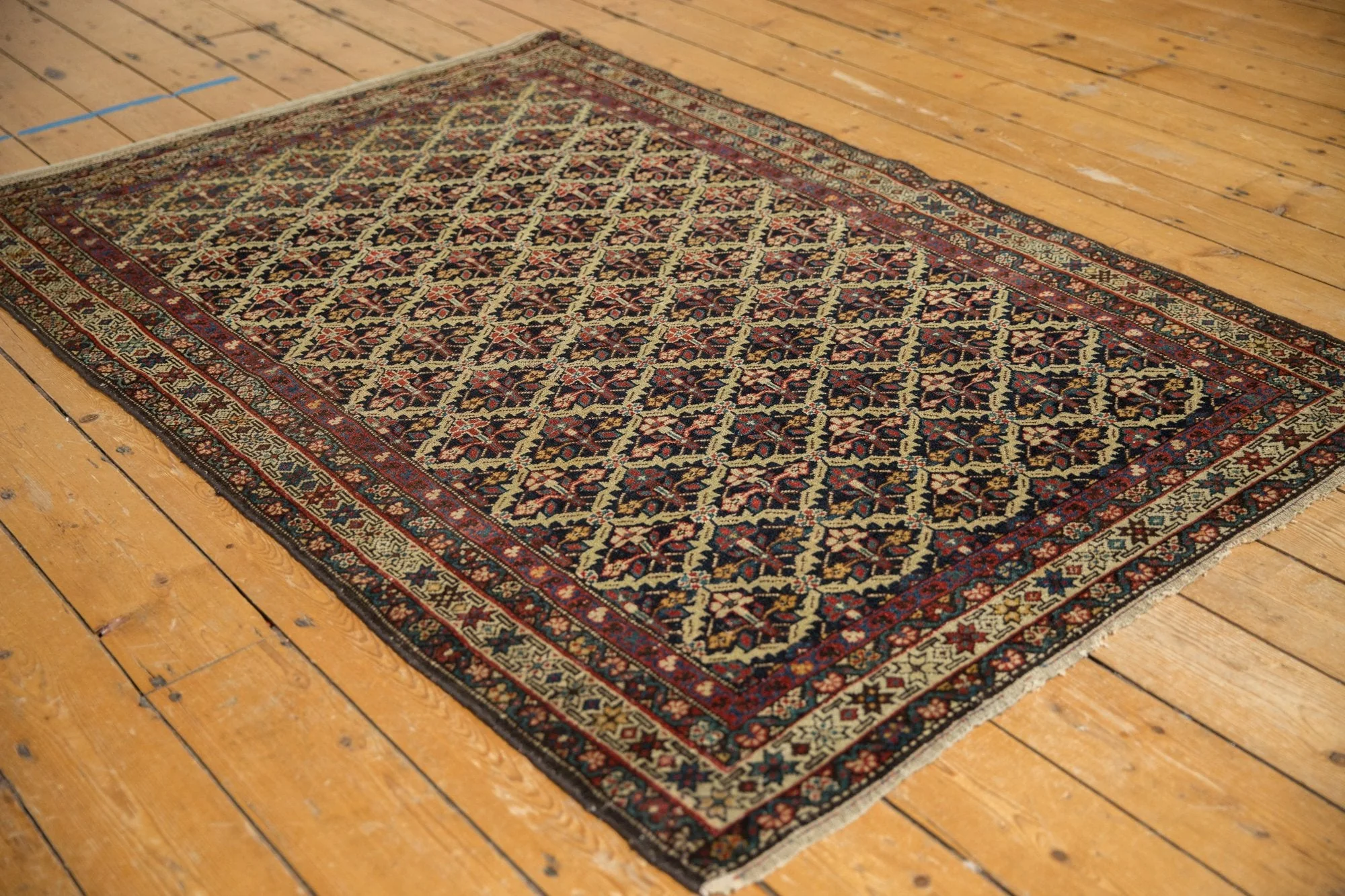 4x6 Antique Fine Malayer Rug - Image 3