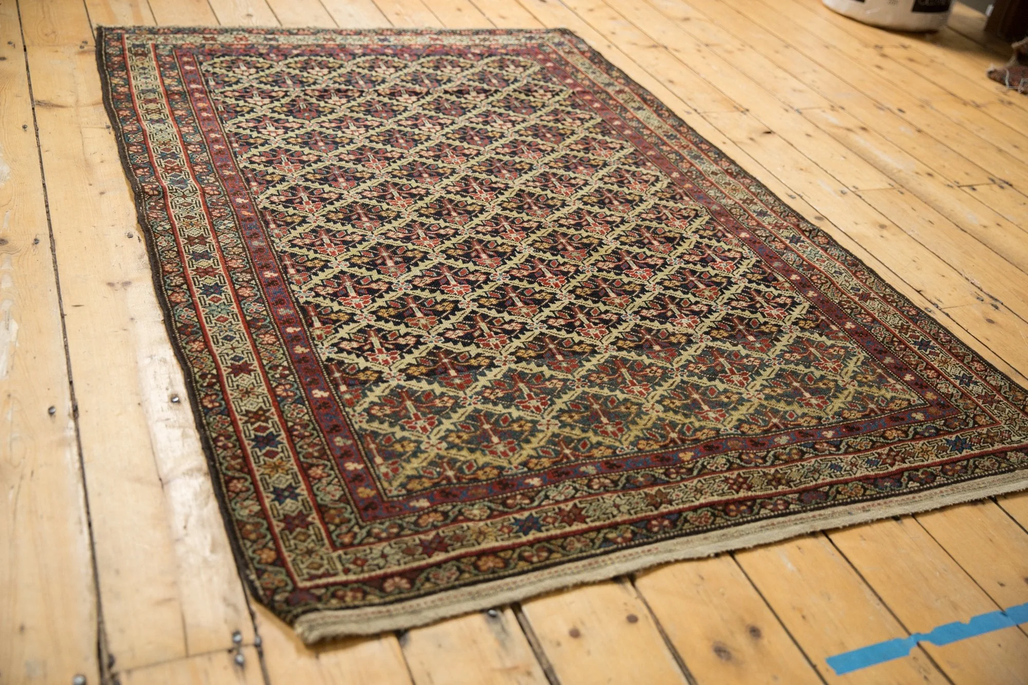 4x6 Antique Fine Malayer Rug - Image 7