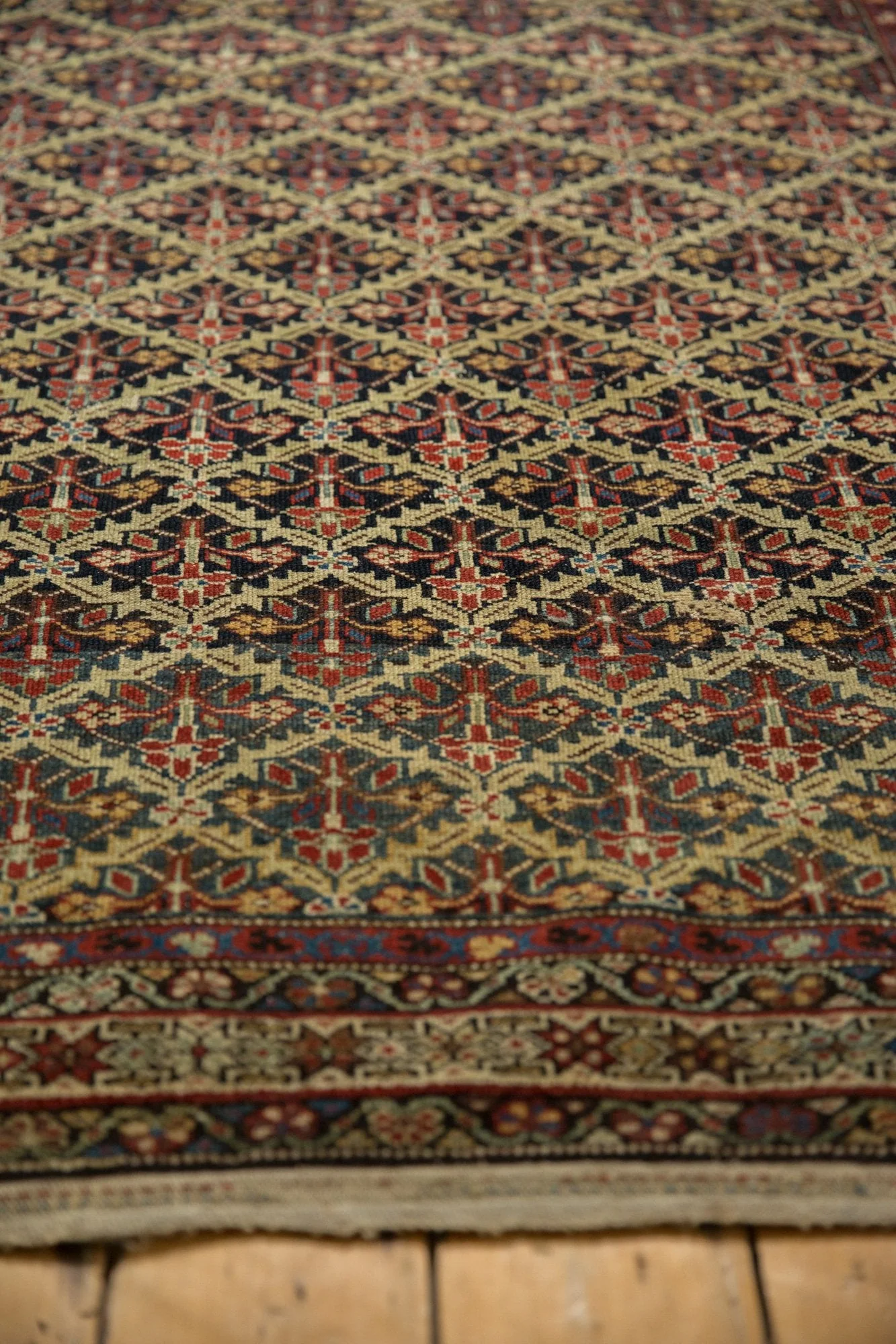 4x6 Antique Fine Malayer Rug - Image 8