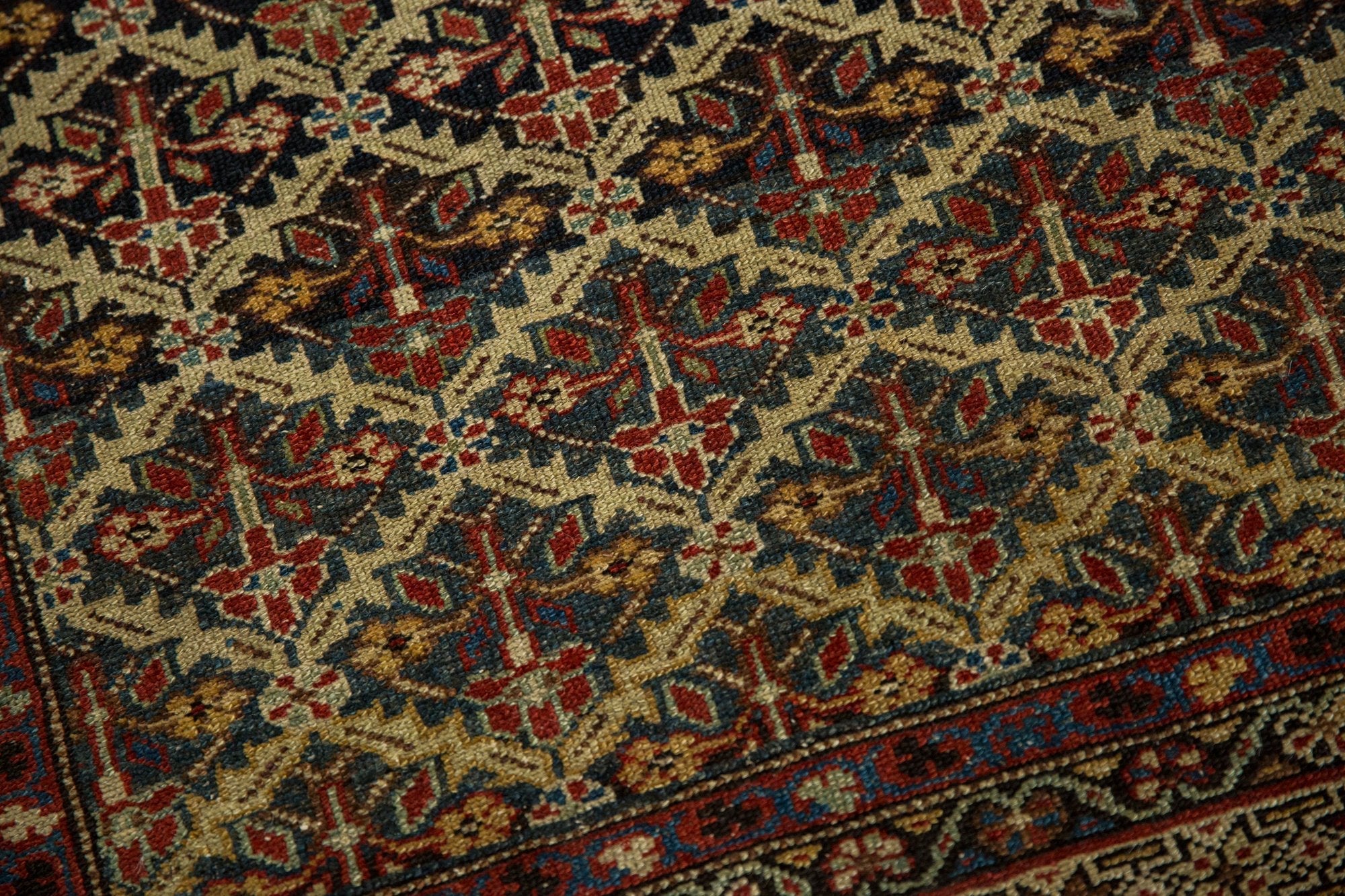 4x6 Antique Fine Malayer Rug - Image 9