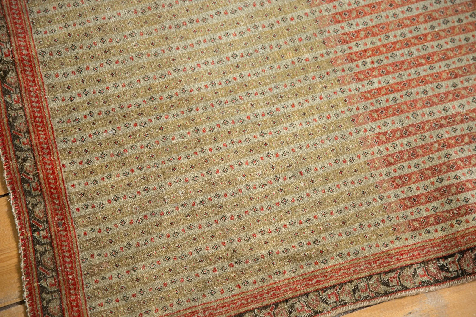 4x6 Antique Fine Senneh Rug - Image 12