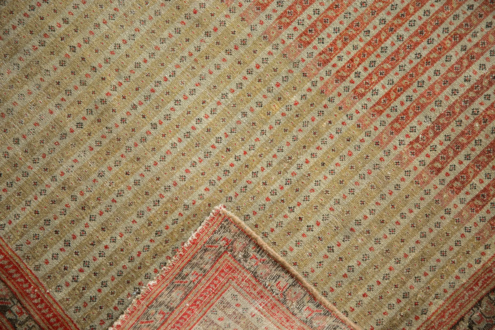 4x6 Antique Fine Senneh Rug - Image 13