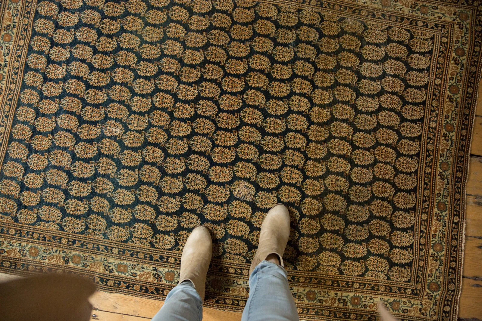 4x6 Antique Haji Jalili Tabriz Rug - Image 2
