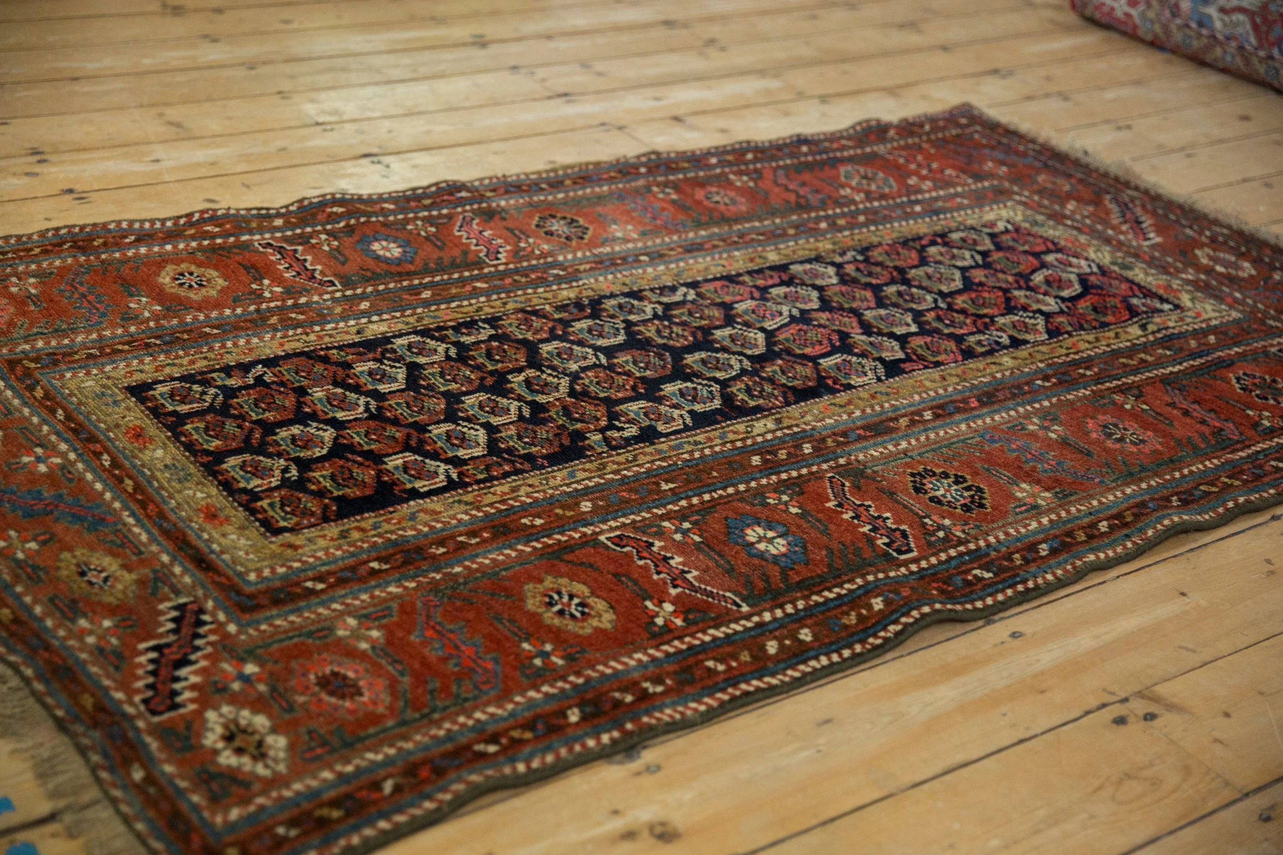 4x6 Antique Kurdish Hamadan Rug - Image 5