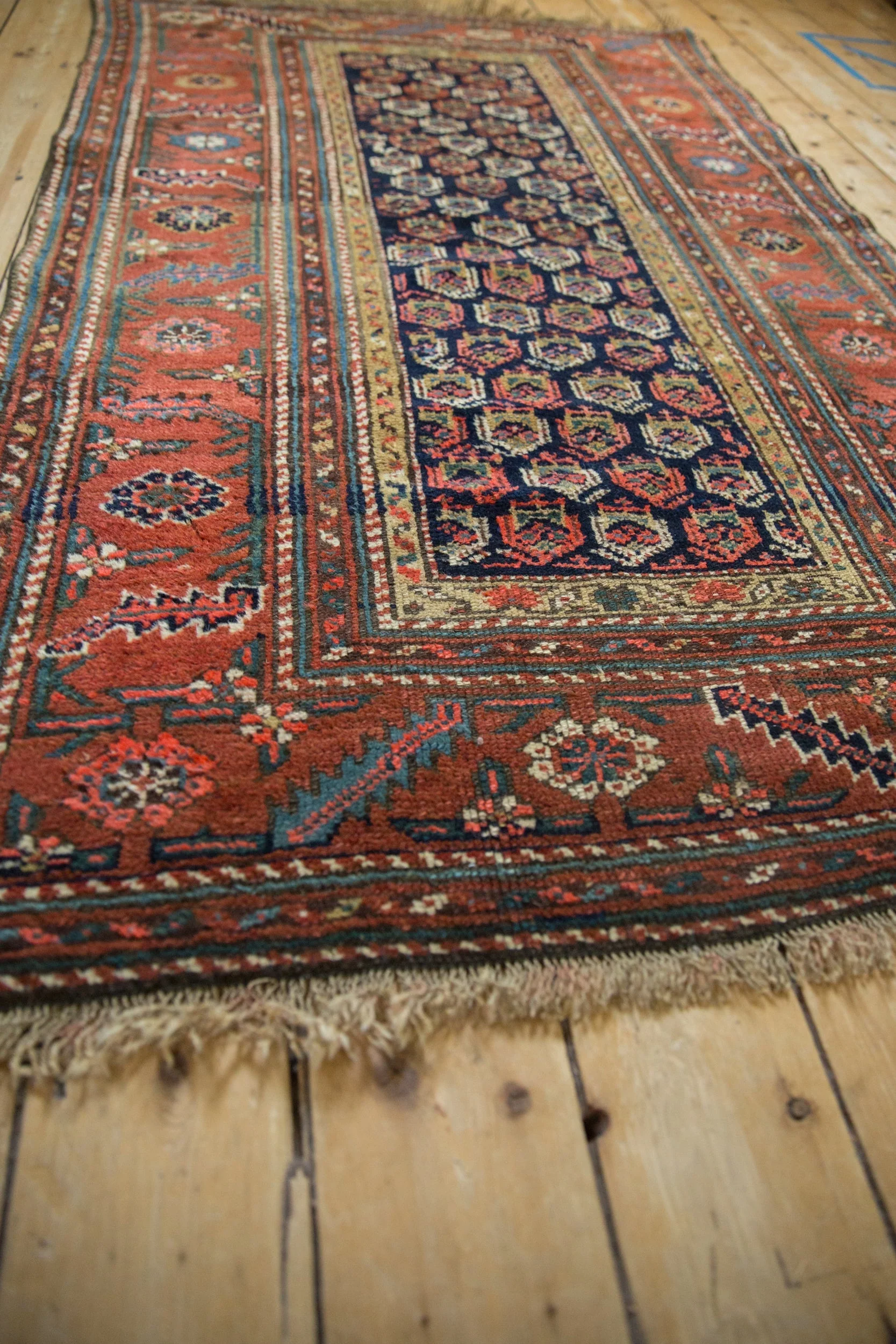 4x6 Antique Kurdish Hamadan Rug - Image 6