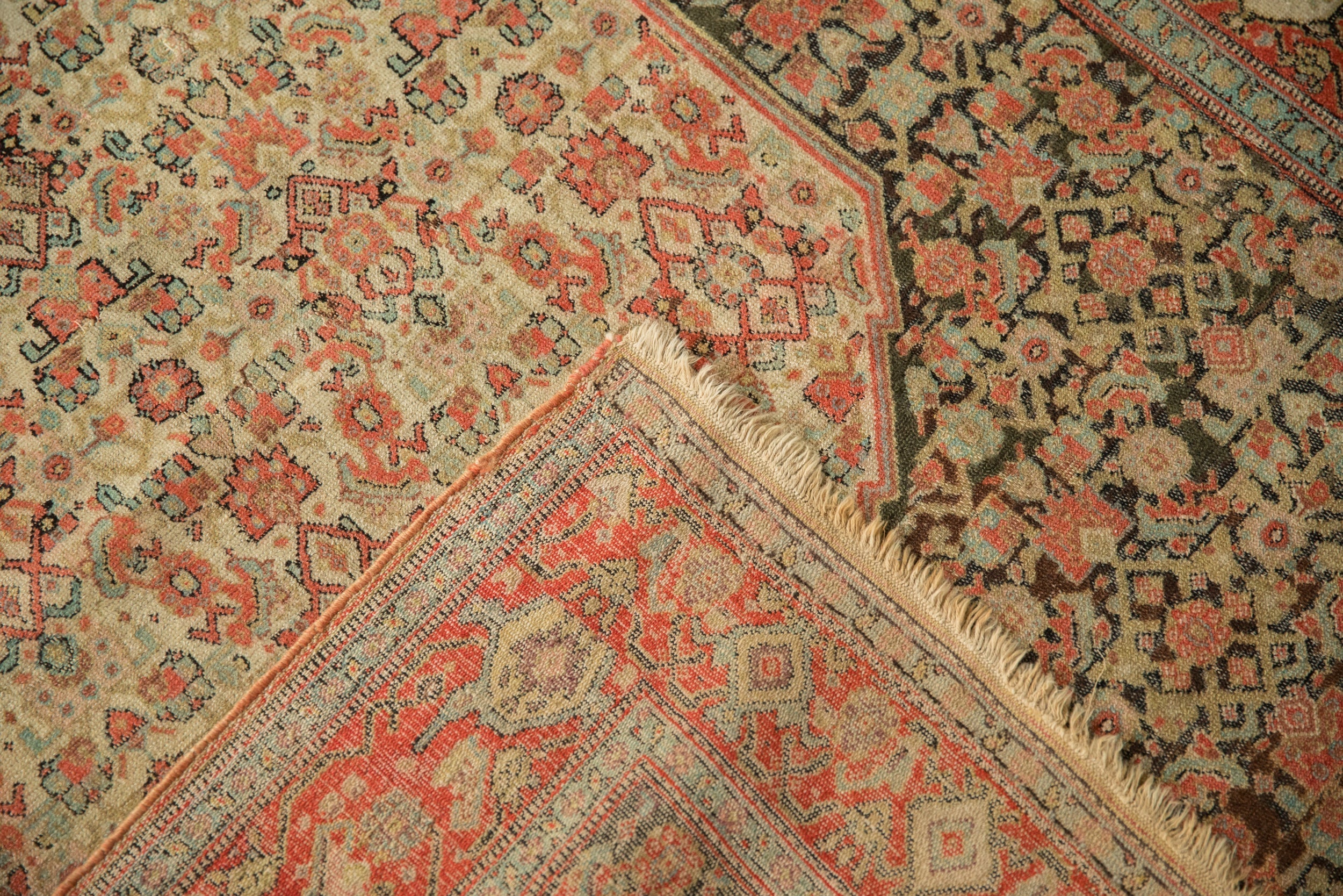 4x6 Antique Senneh Rug - Image 13