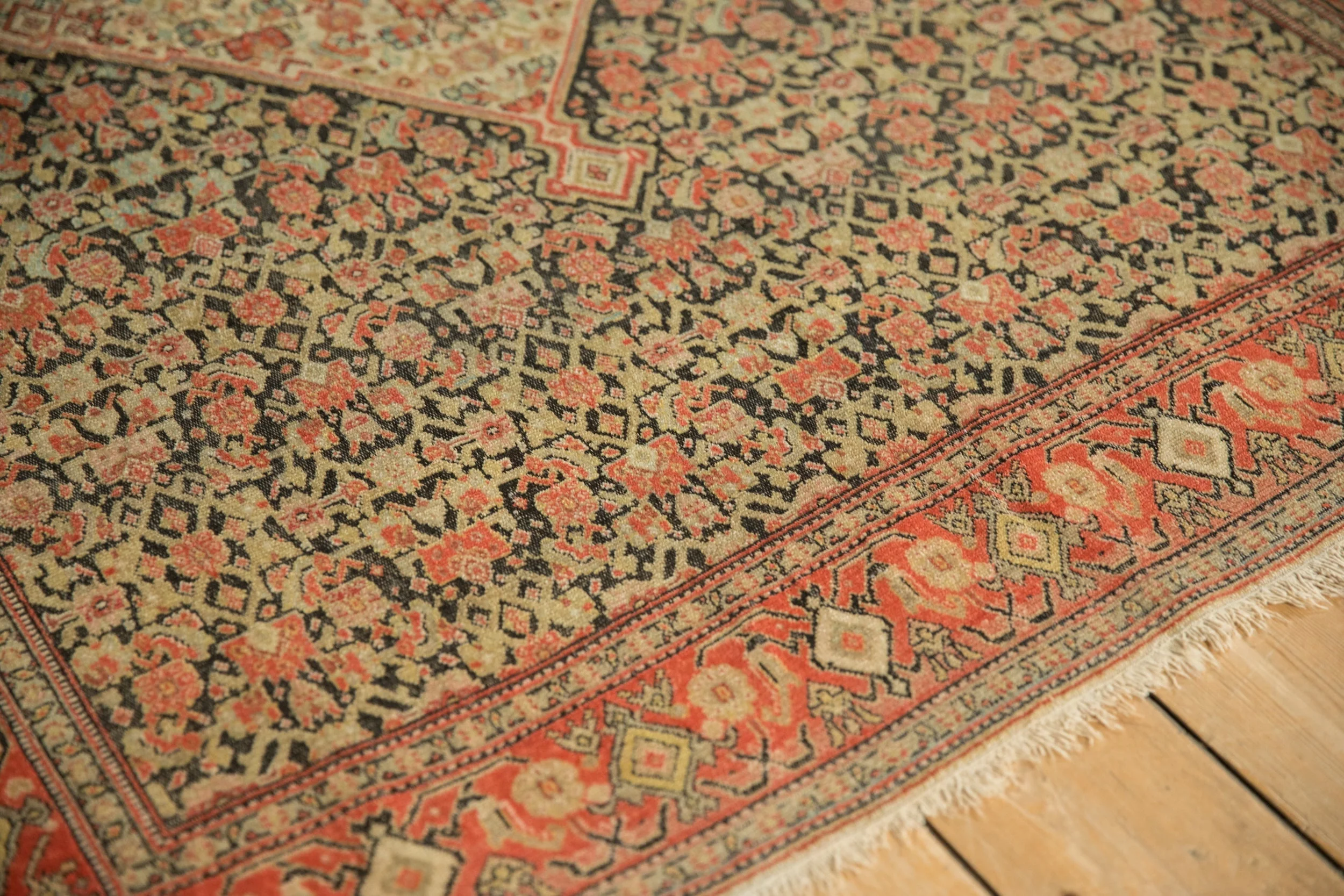 4x6 Antique Senneh Rug - Image 5