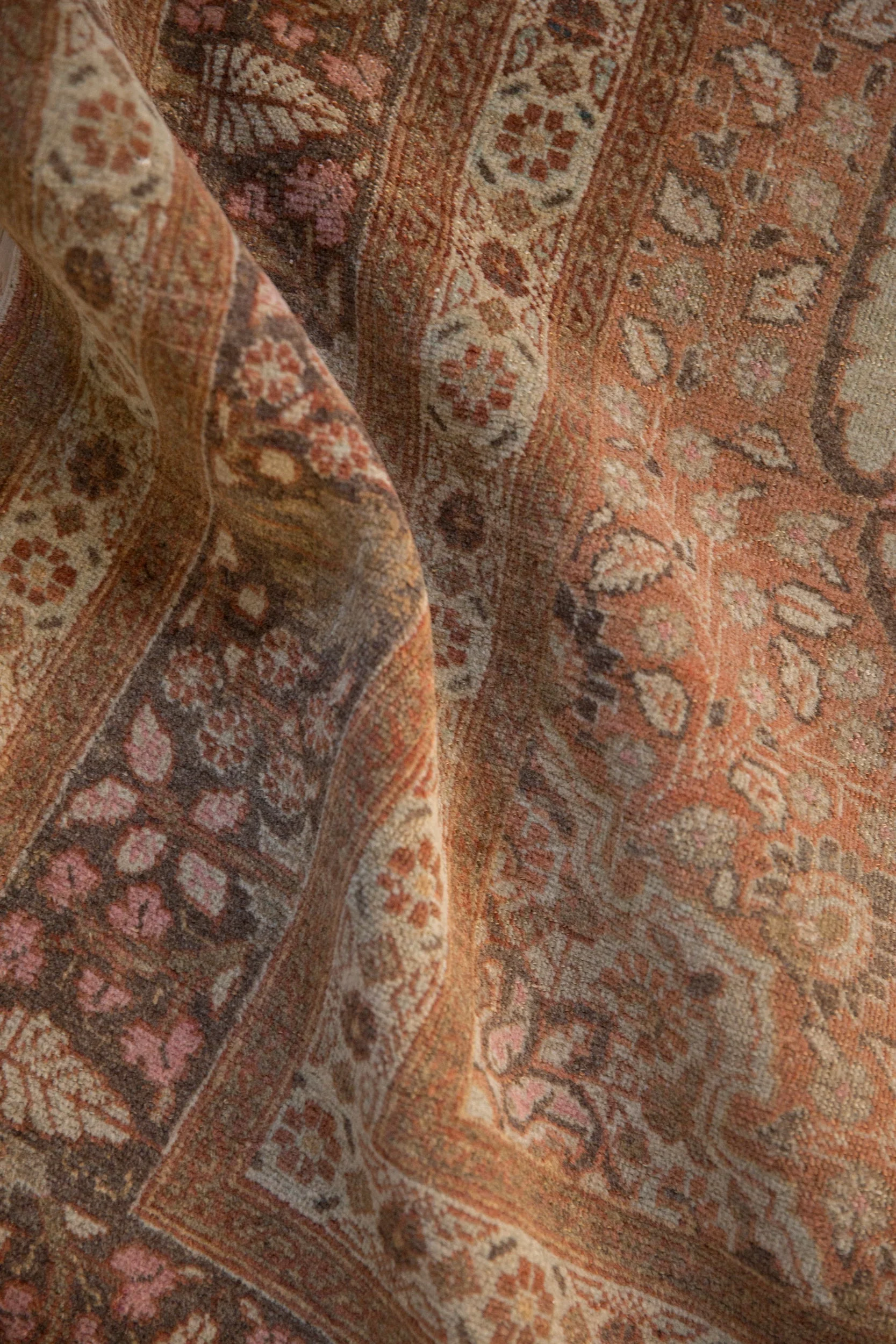 4x6 Antique Tabriz Rug - Image 10