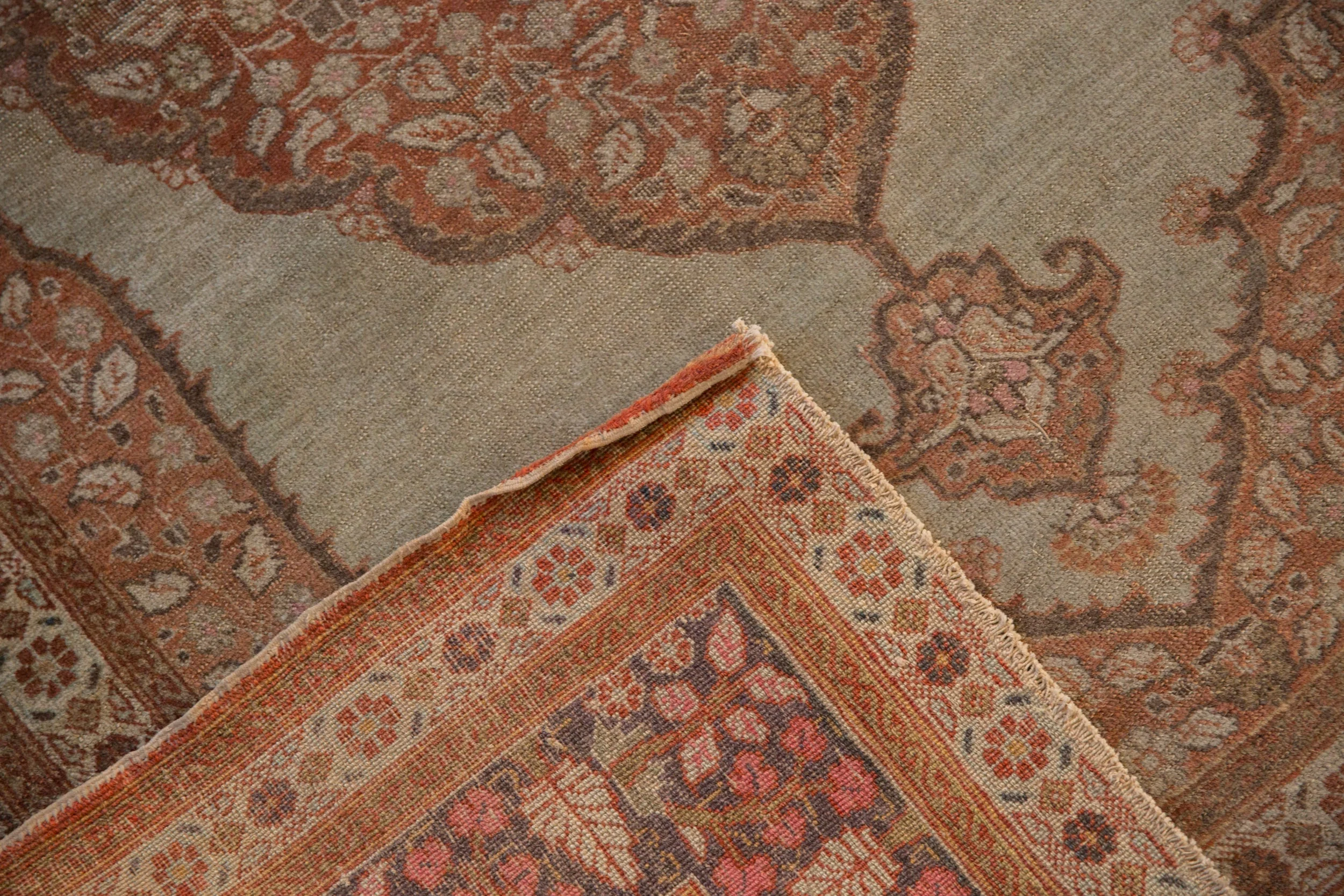 4x6 Antique Tabriz Rug - Image 11