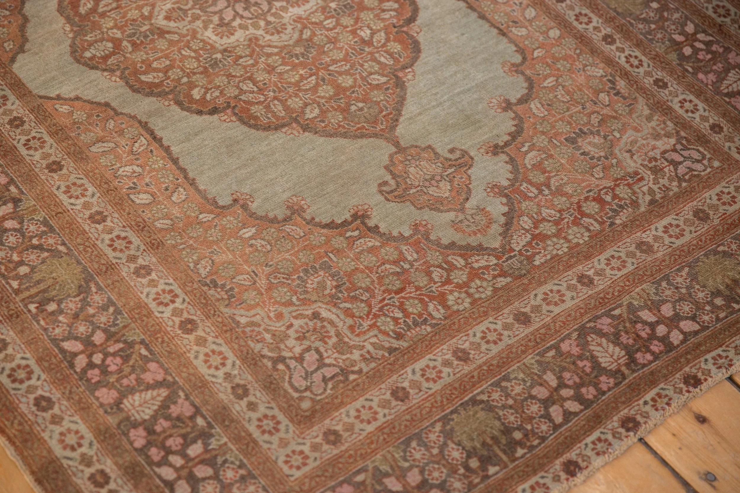 4x6 Antique Tabriz Rug - Image 5