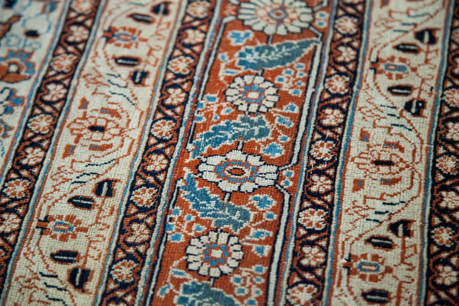 4x6 Fine Antique Haji Jalili Tabriz Rug - Image 4