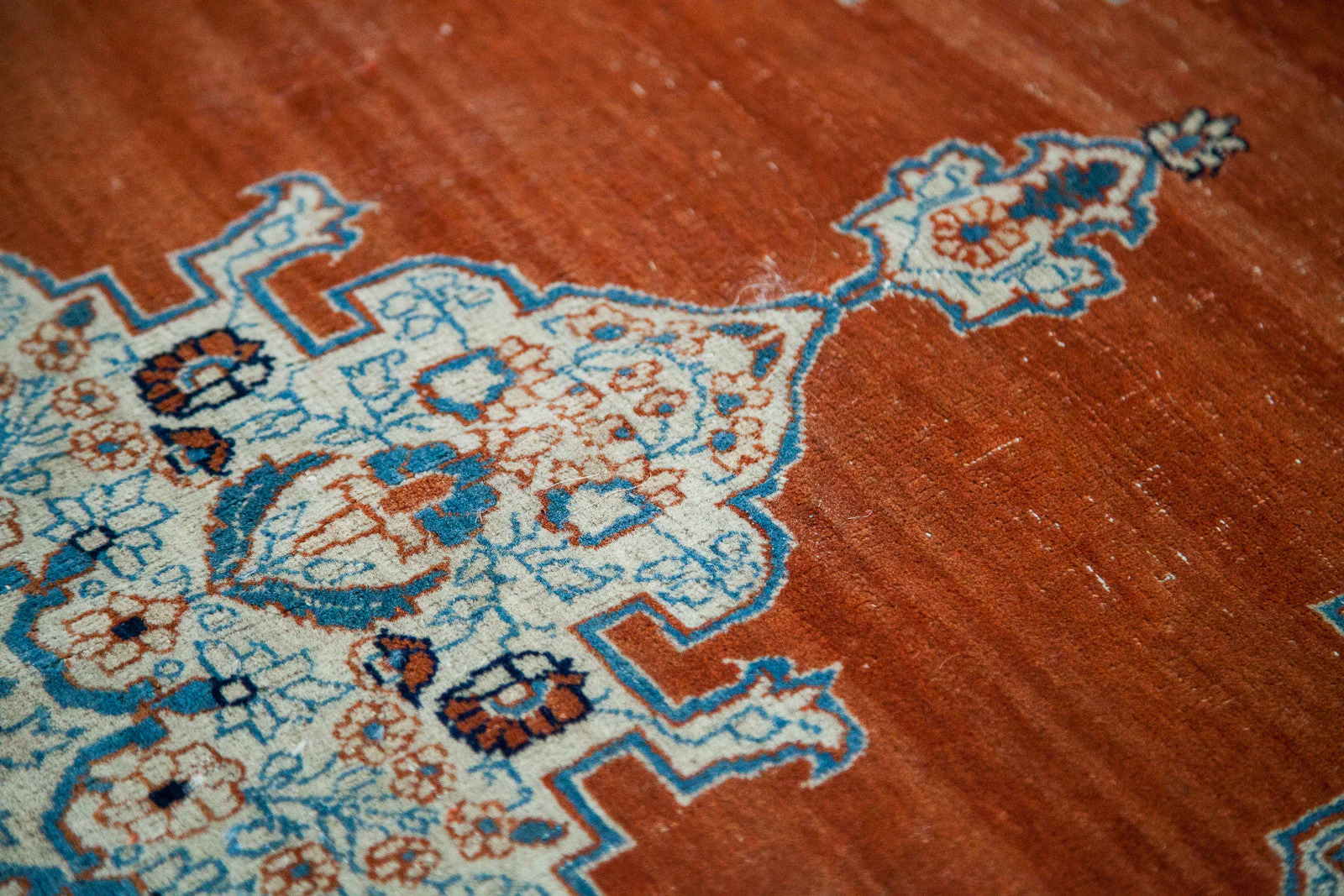 4x6 Fine Antique Haji Jalili Tabriz Rug - Image 5