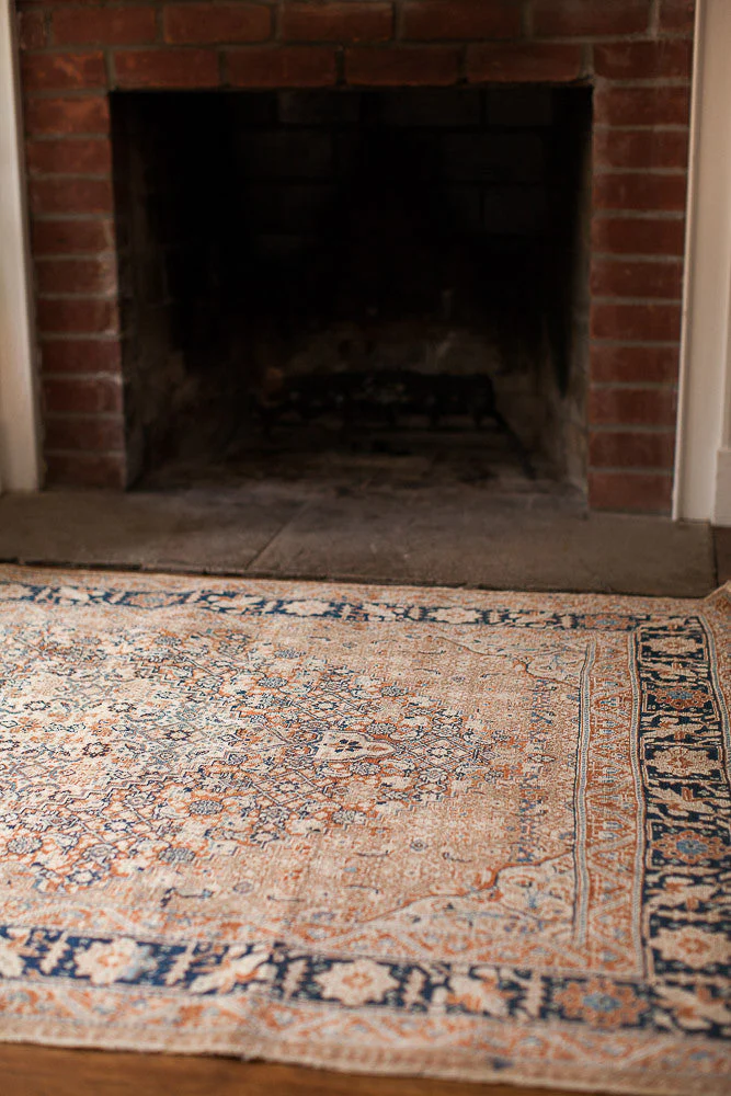 4x6 Fine Antique Tabriz Area Rug - Image 5