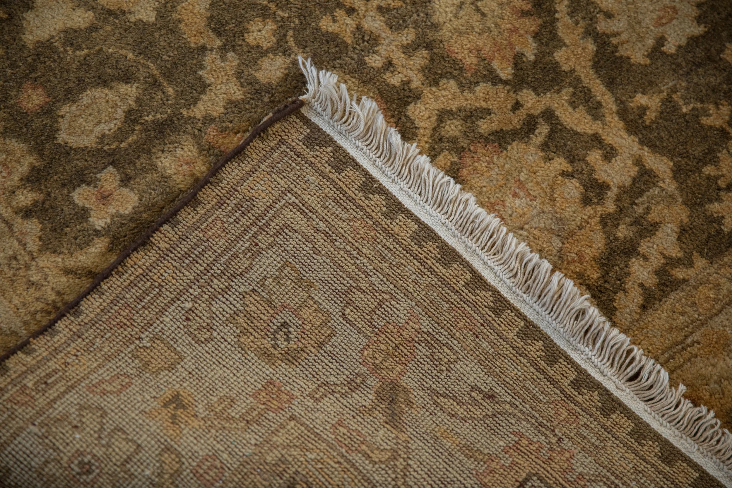 4x6 New Gold Wash Indian Oushak Design Rug - Image 11