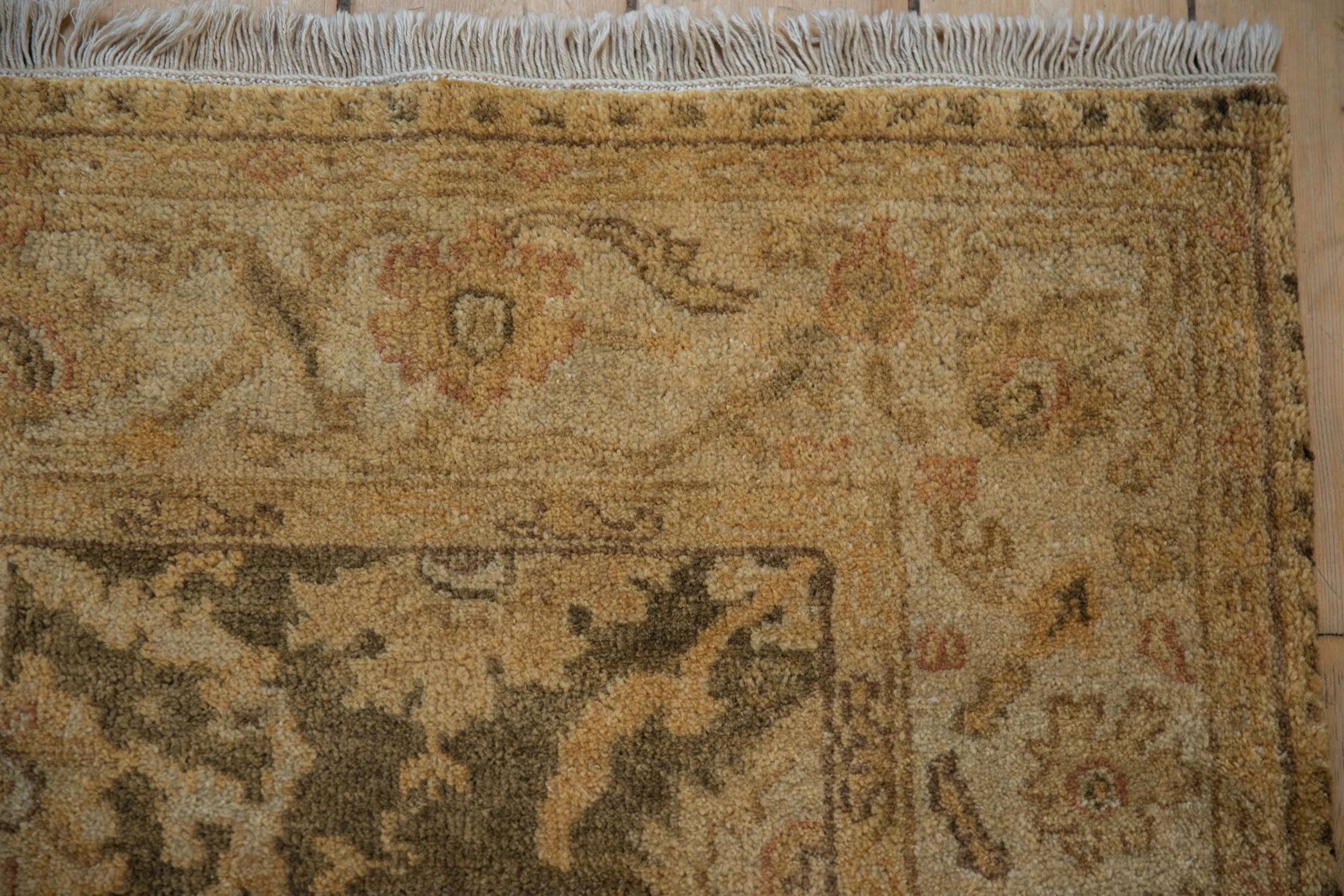 4x6 New Gold Wash Indian Oushak Design Rug - Image 4