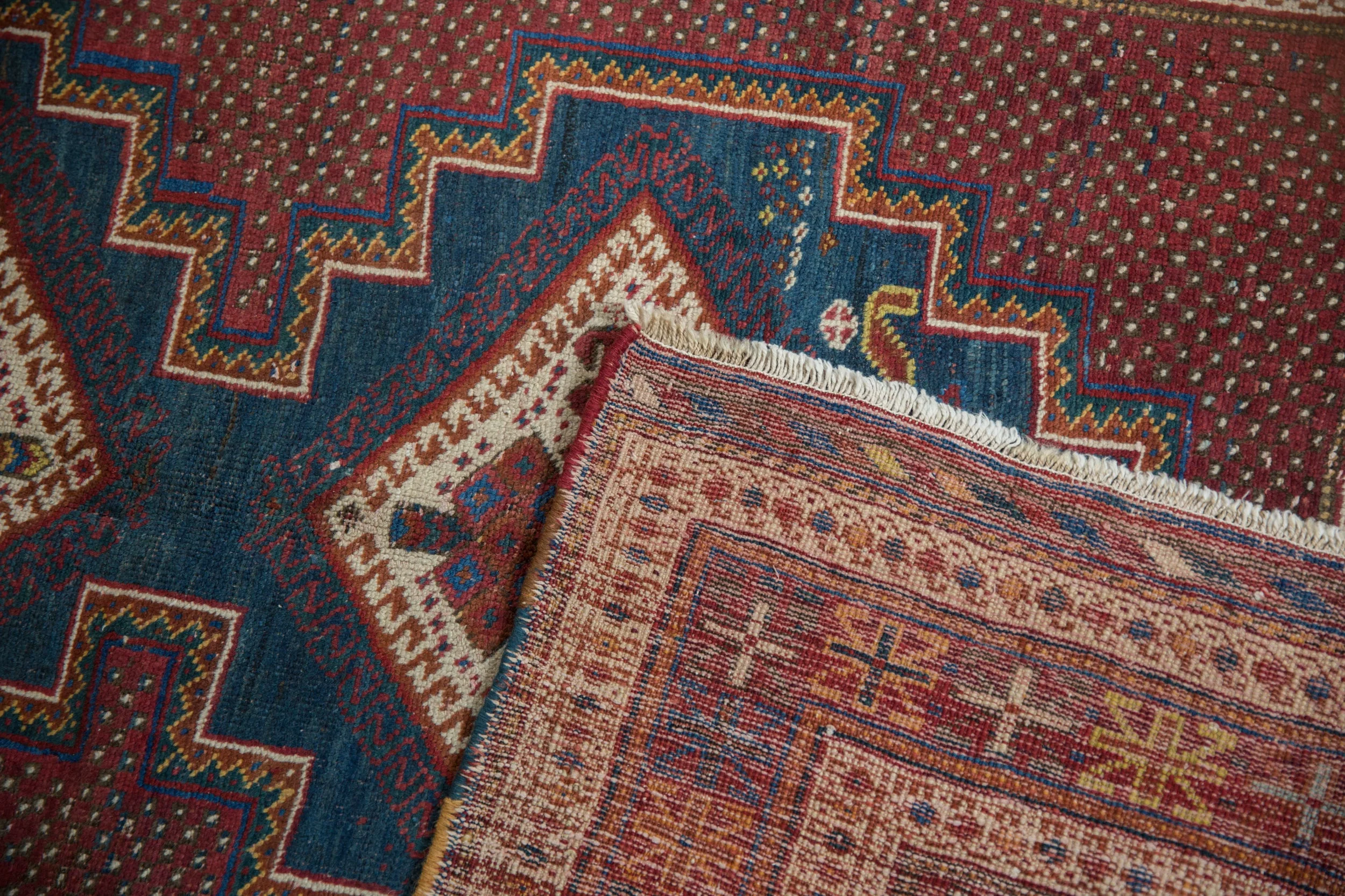 4x6 Vintage Afshar Rug - Image 10