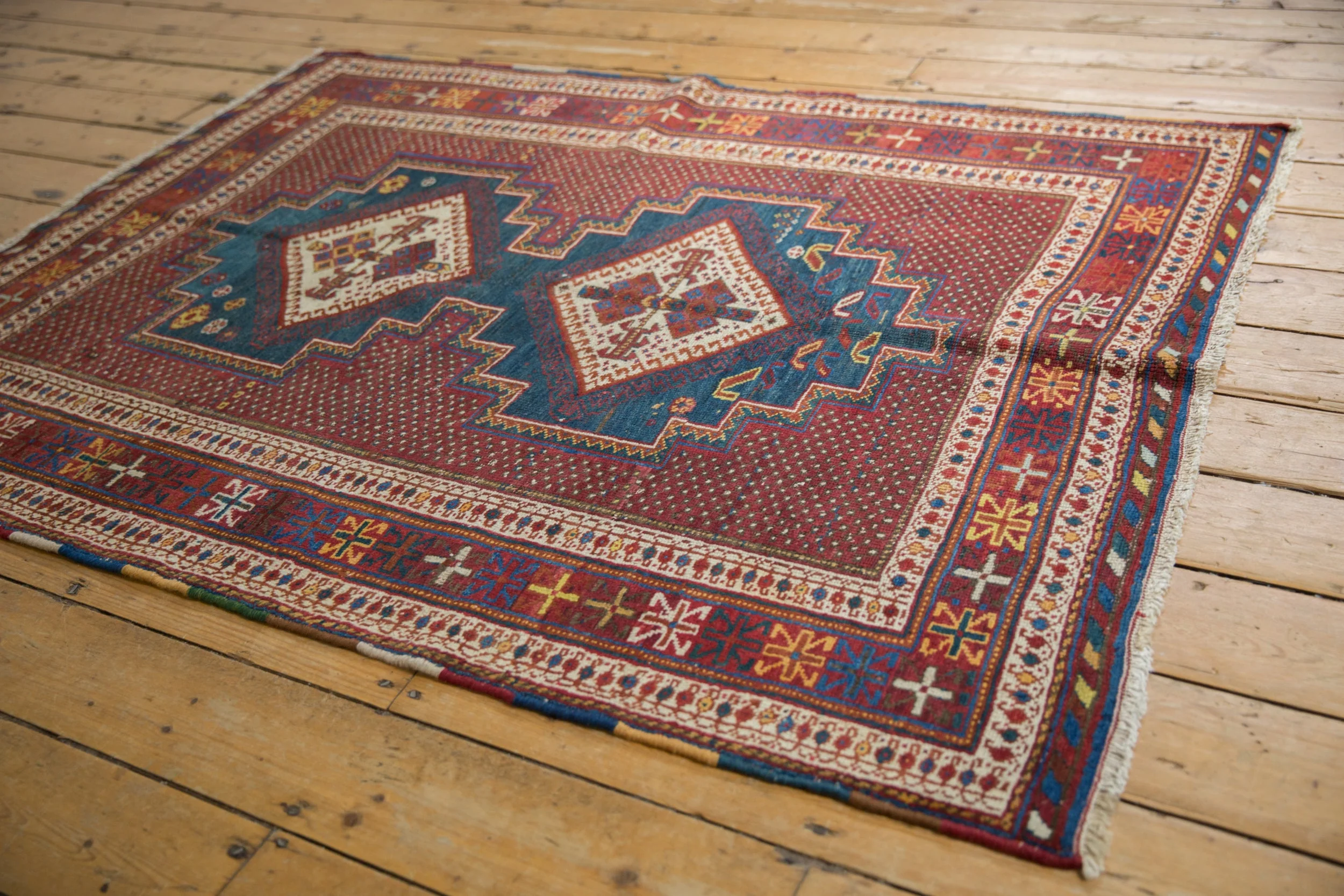 4x6 Vintage Afshar Rug - Image 3