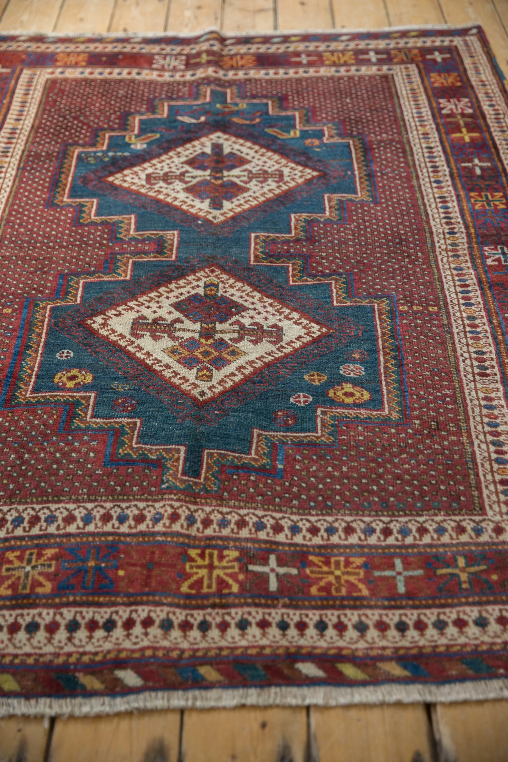 4x6 Vintage Afshar Rug - Image 7