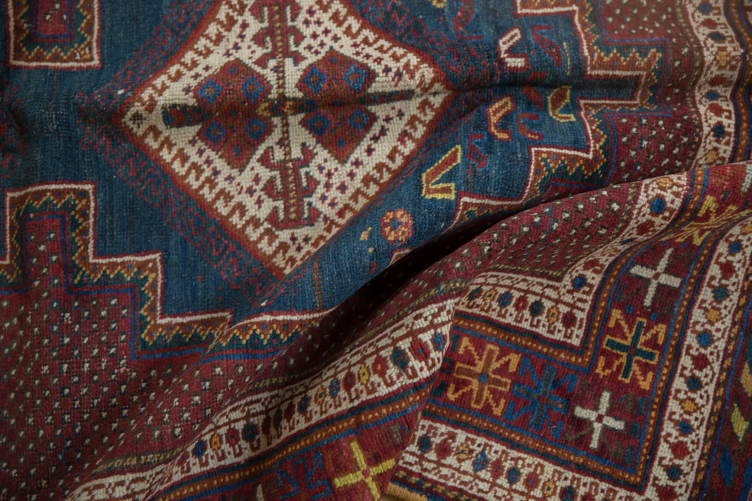 4x6 Vintage Afshar Rug - Image 9