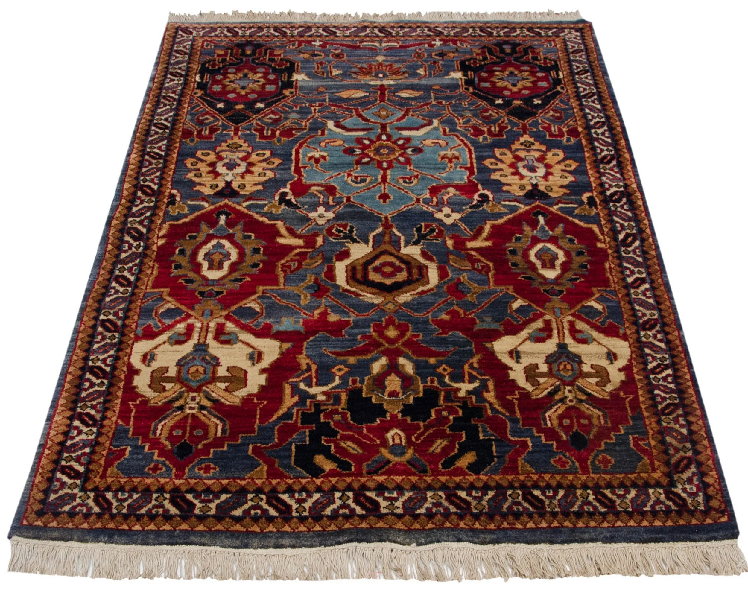 4x6 Vintage Agra Rug - Image 2