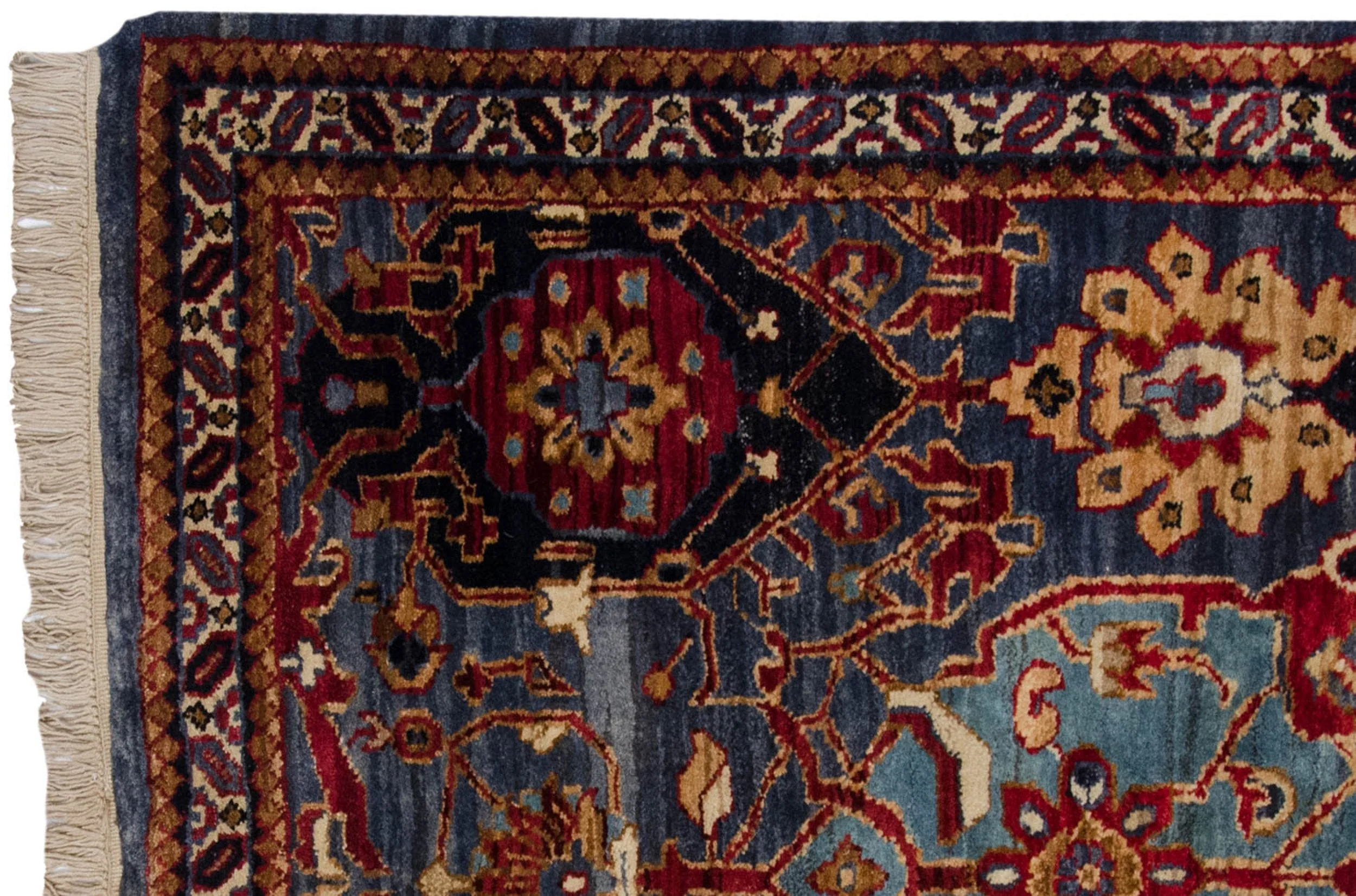 4x6 Vintage Agra Rug - Image 4