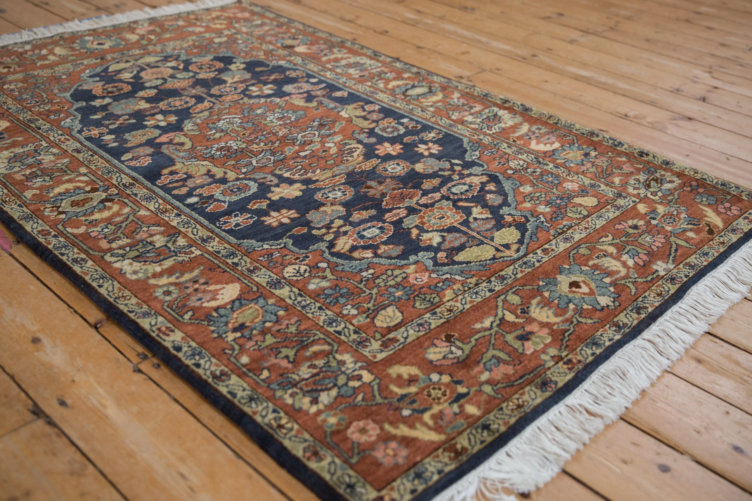 4x6 Vintage Armenian Hamadan Design Rug - Image 4