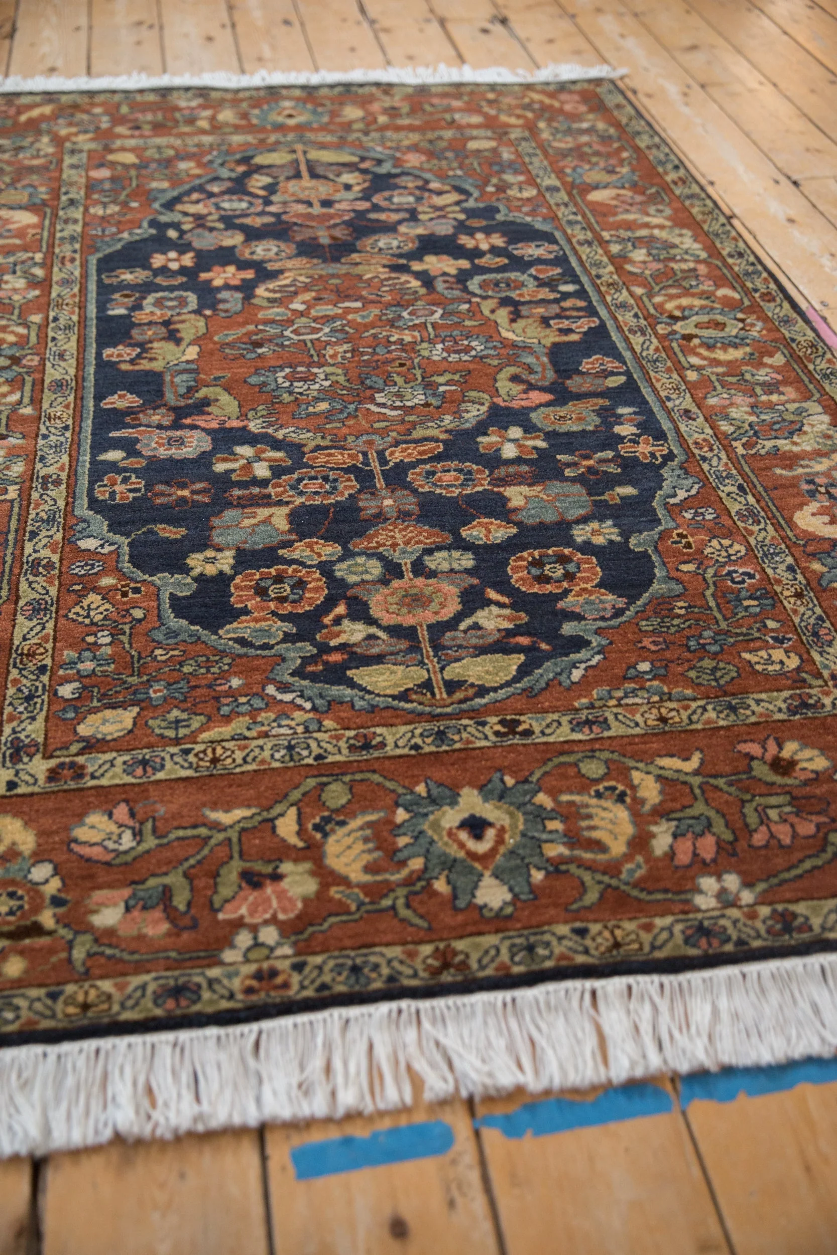 4x6 Vintage Armenian Hamadan Design Rug - Image 6